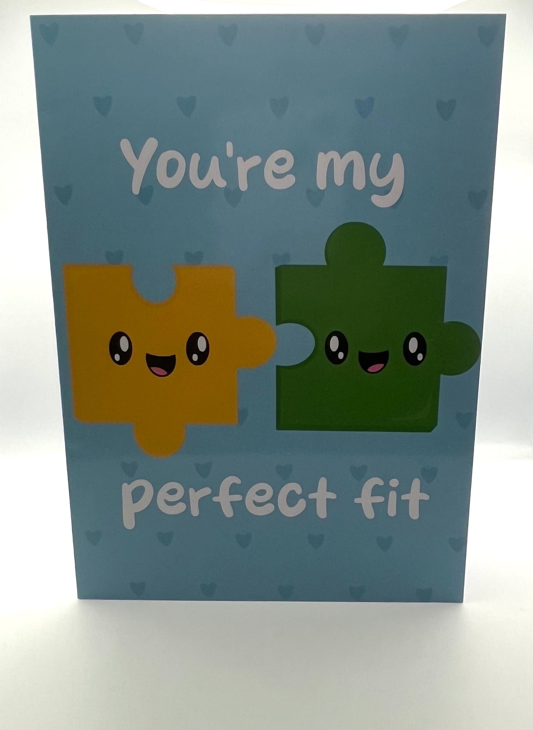 You Are My Perfect Fit Jigsaw Pieces Card