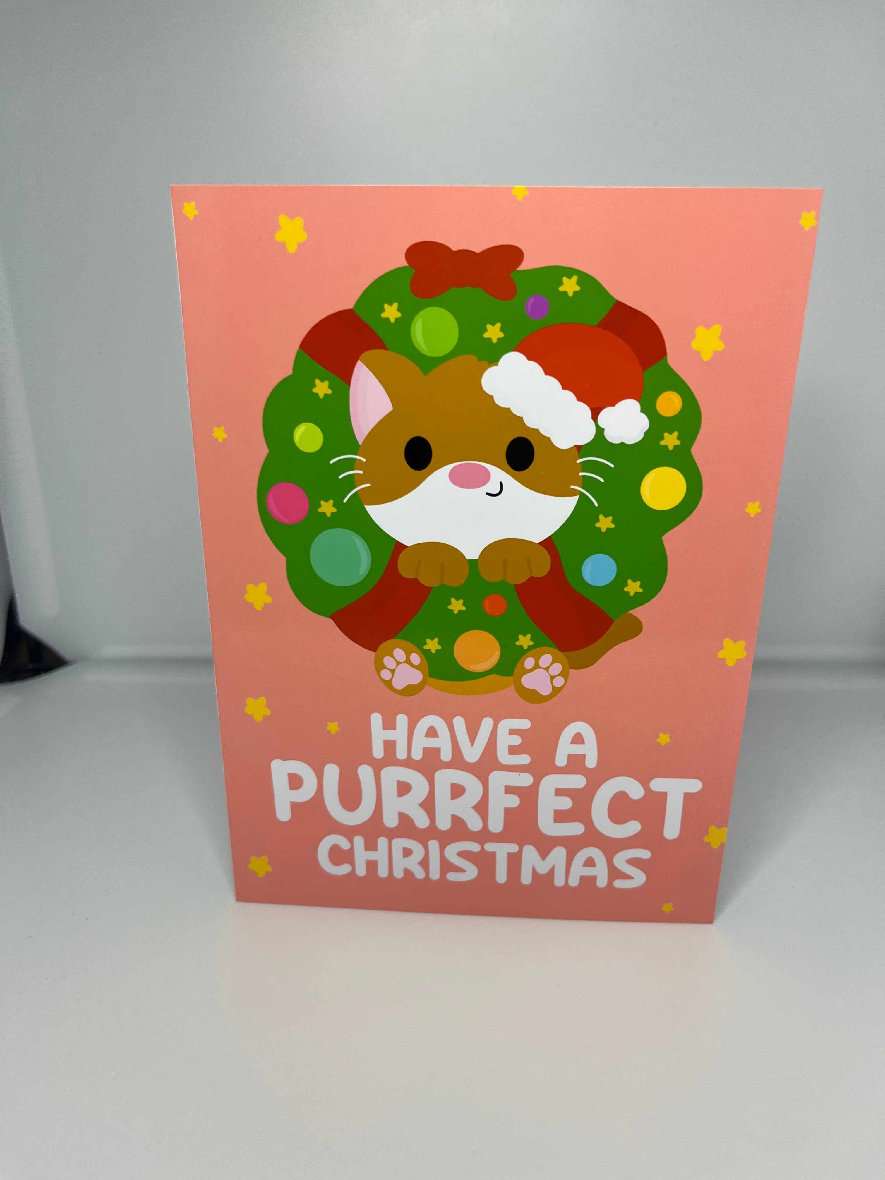 Have A Purrfect Christmas Cat Card