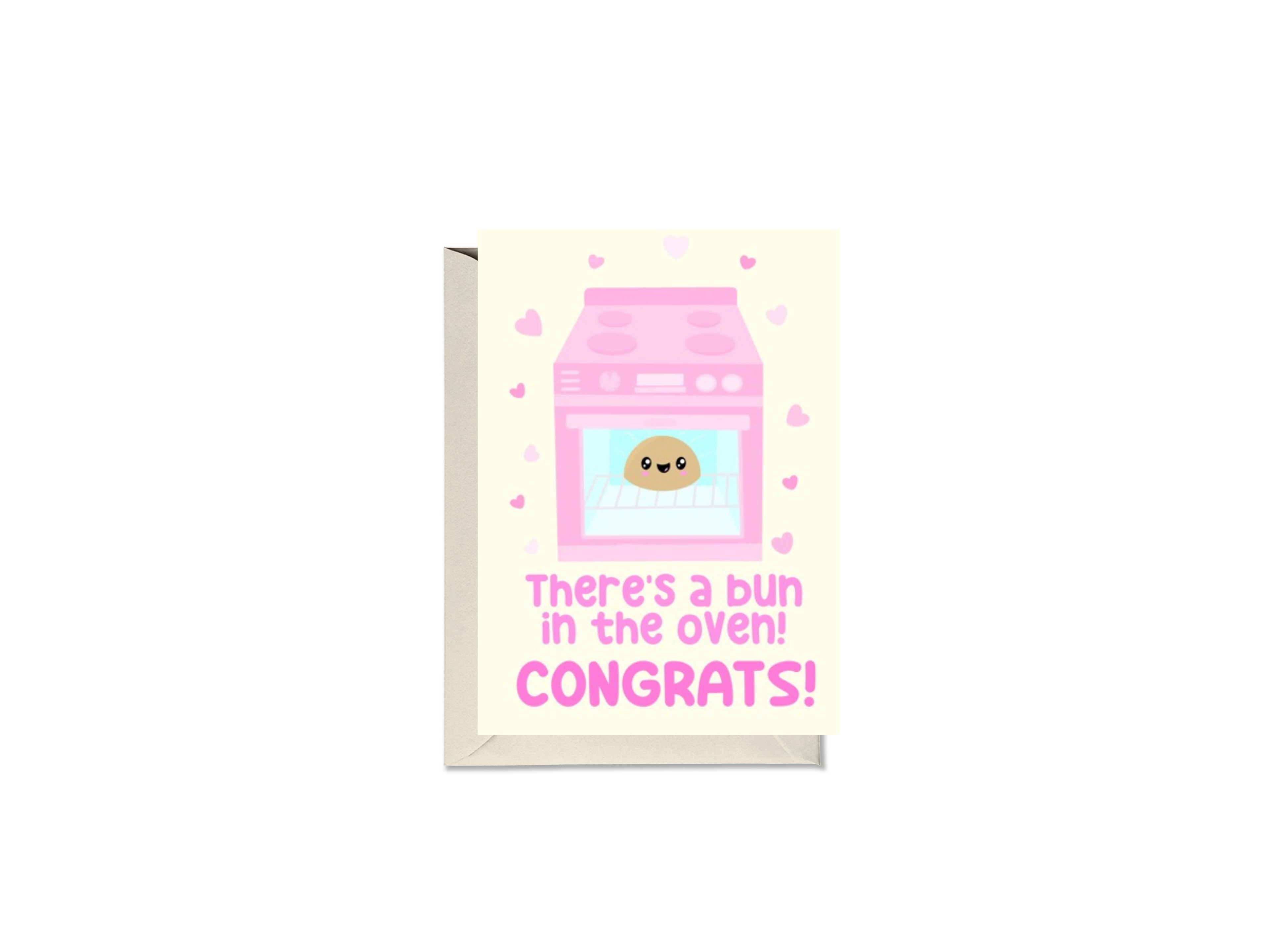 There's A Bun In The Oven Card