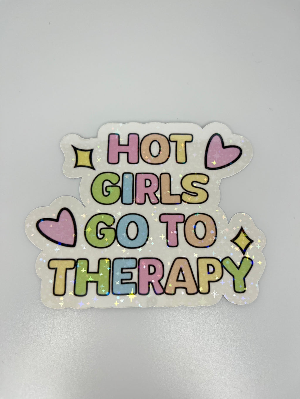 Hot Girls Go To Therapy Sticker