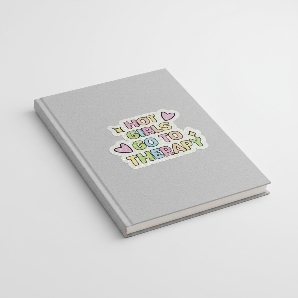 Hot Girls Go To Therapy Sticker