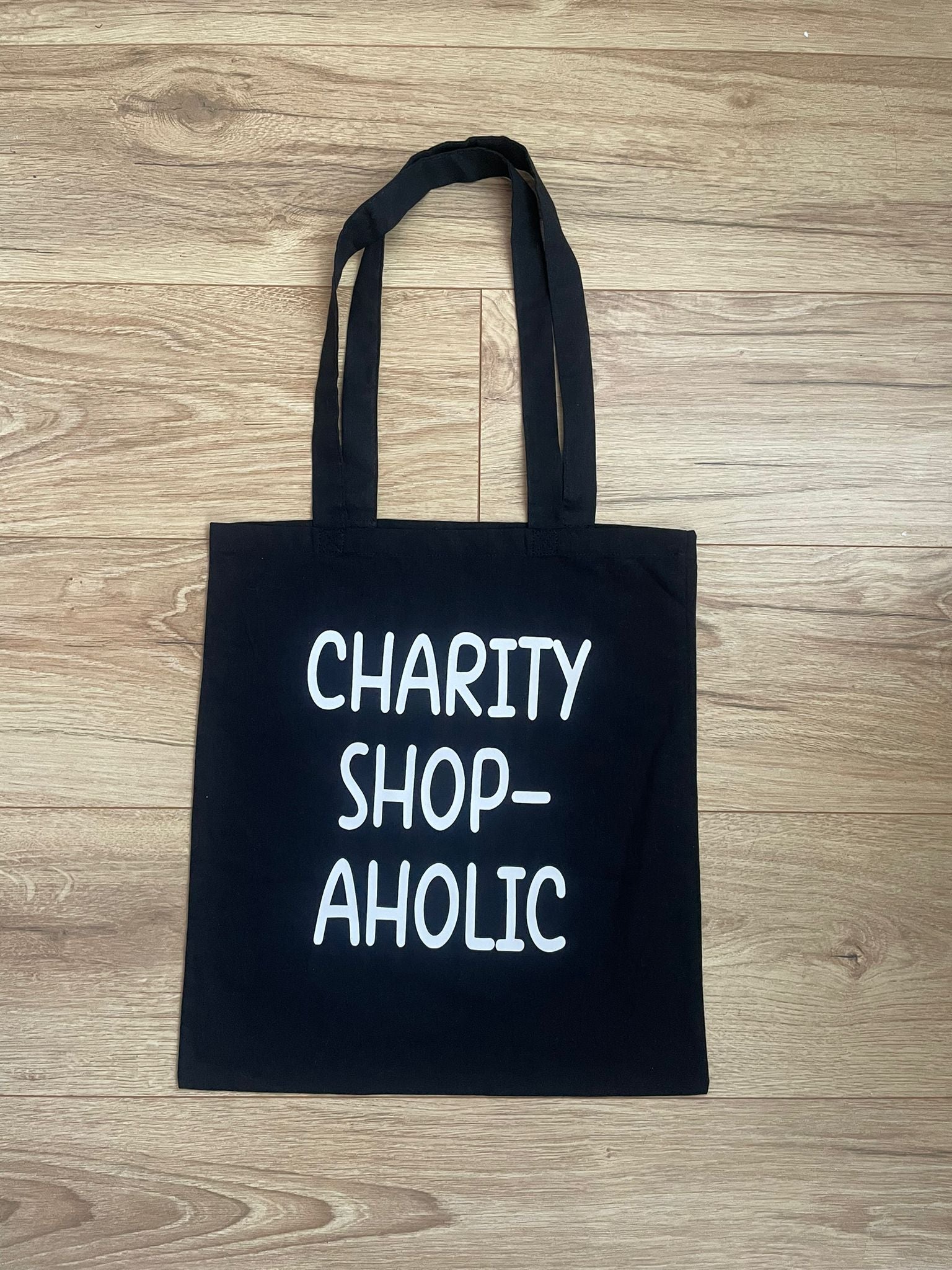 Charity Shop-aholic Tote Bag