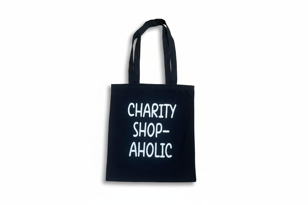 Charity Shop-aholic Tote Bag