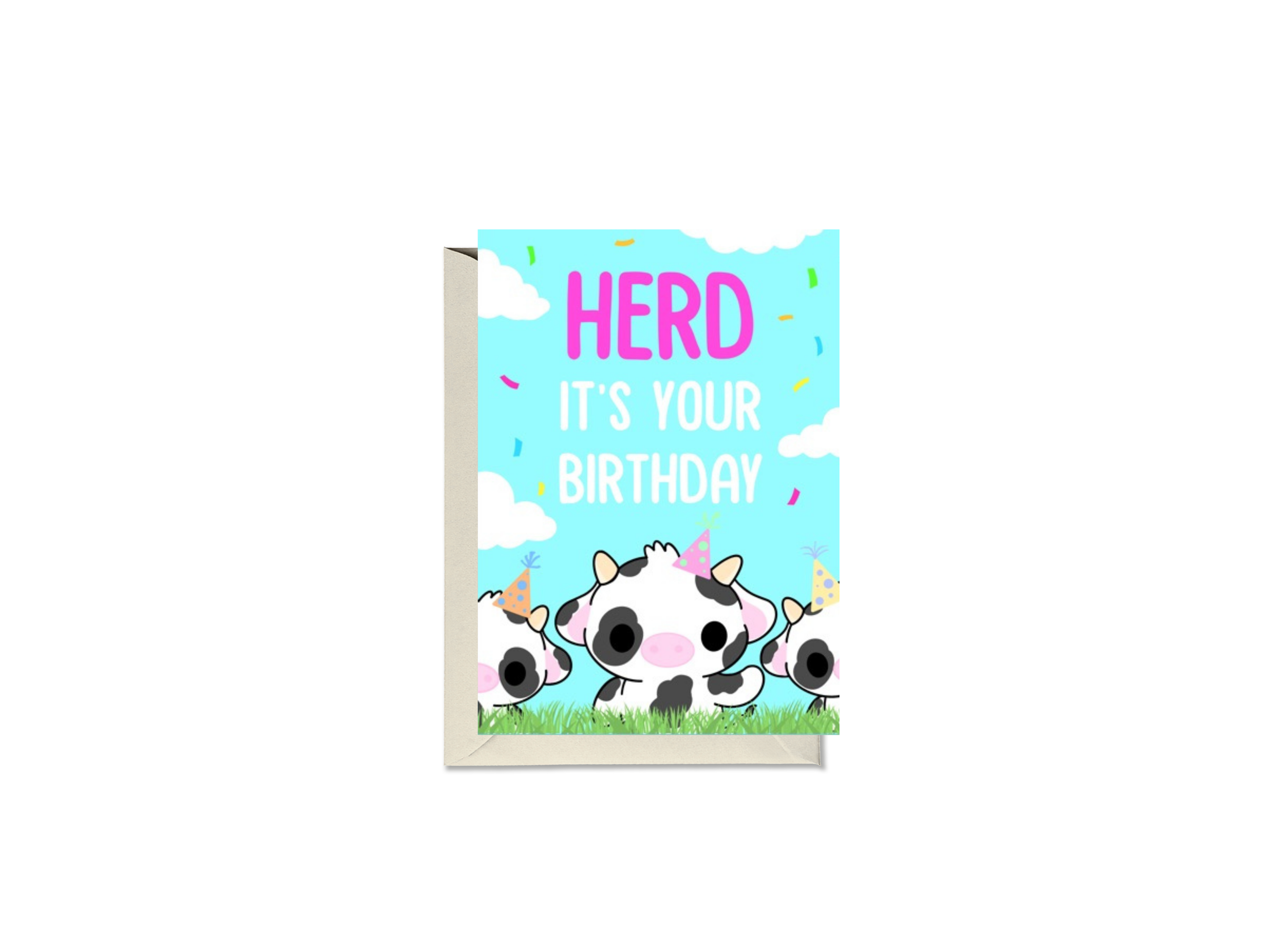 Herd It’s Your Birthday Cow Card