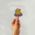 Shredded Cheese Sticker