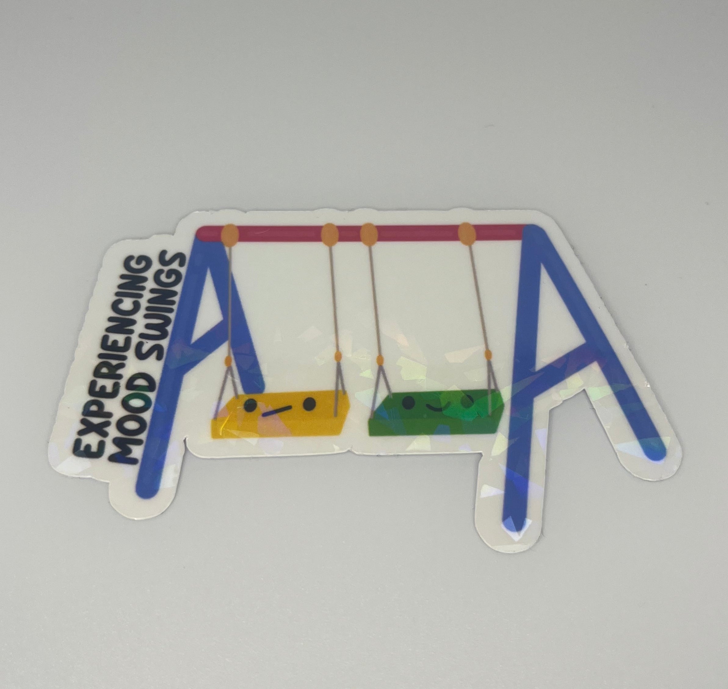 Experiencing Mood Swings Sticker