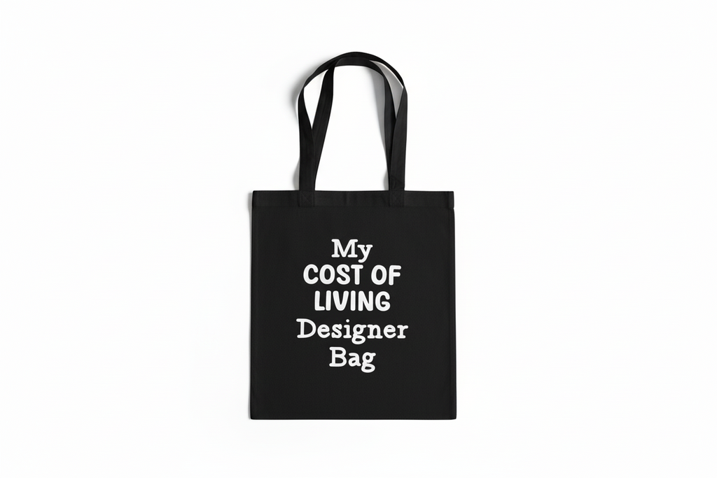 My Cost Of Living Designer Bag Tote Bag