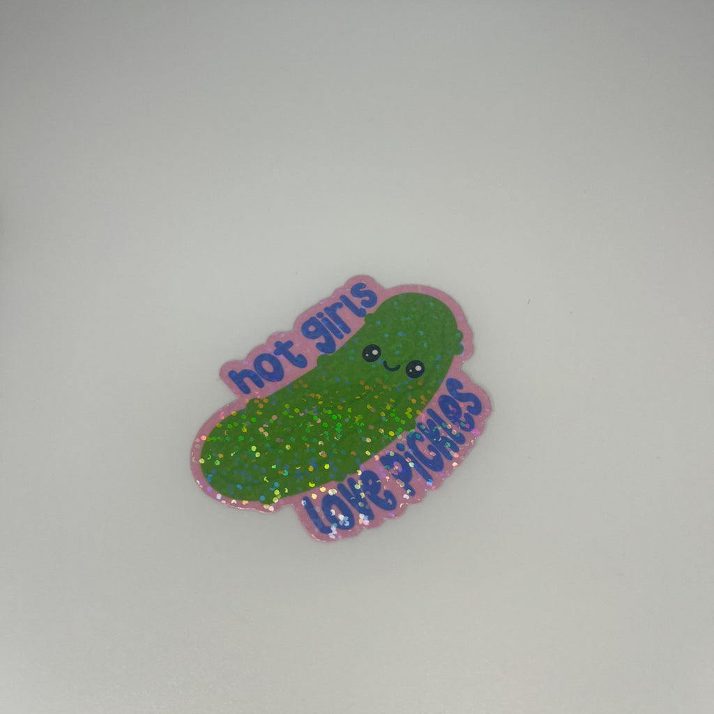 Hot Girls Love Pickles Stickers
