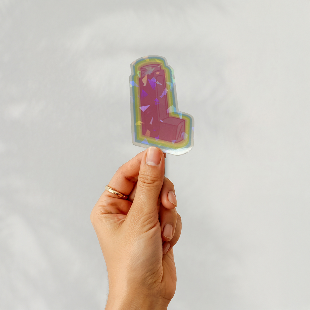 Pink Inhaler Sticker