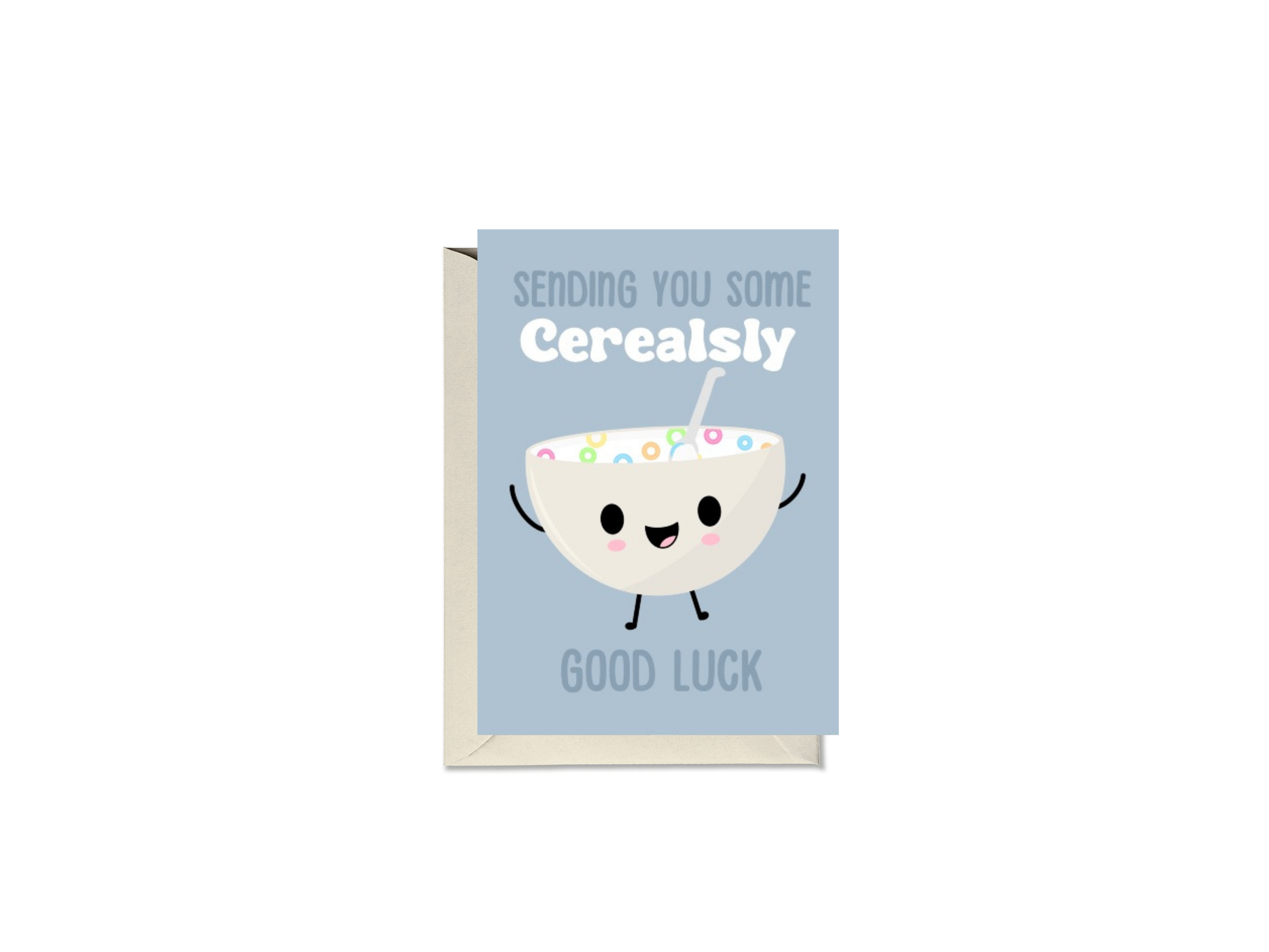 Sending You Some Cerealsly Good Luck Card