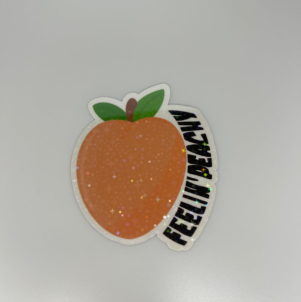 Feelin’ Peachy Sticker