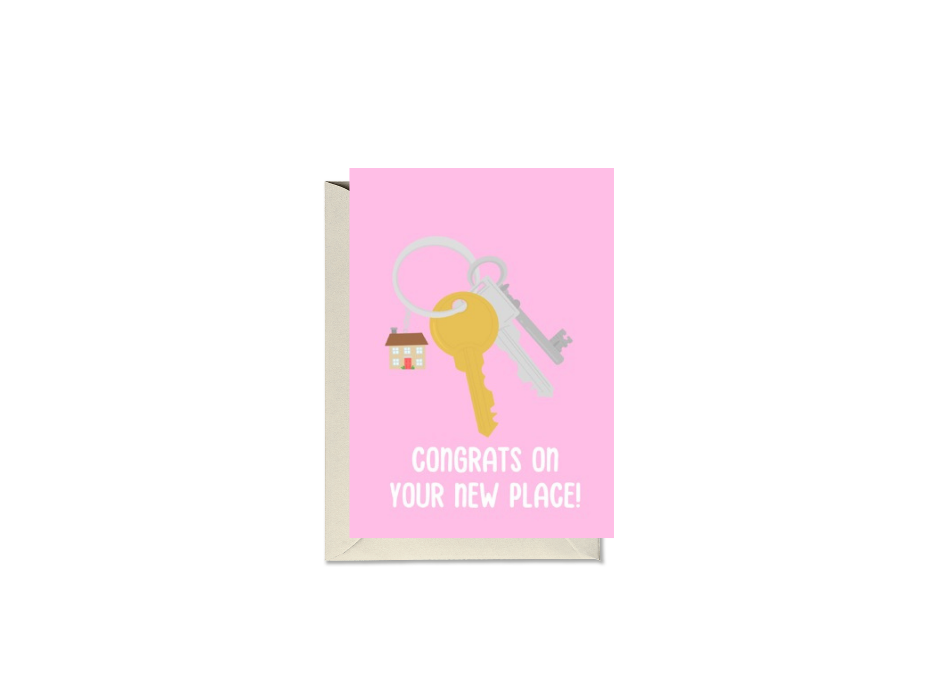 Congrats On Your New Place Keys Card