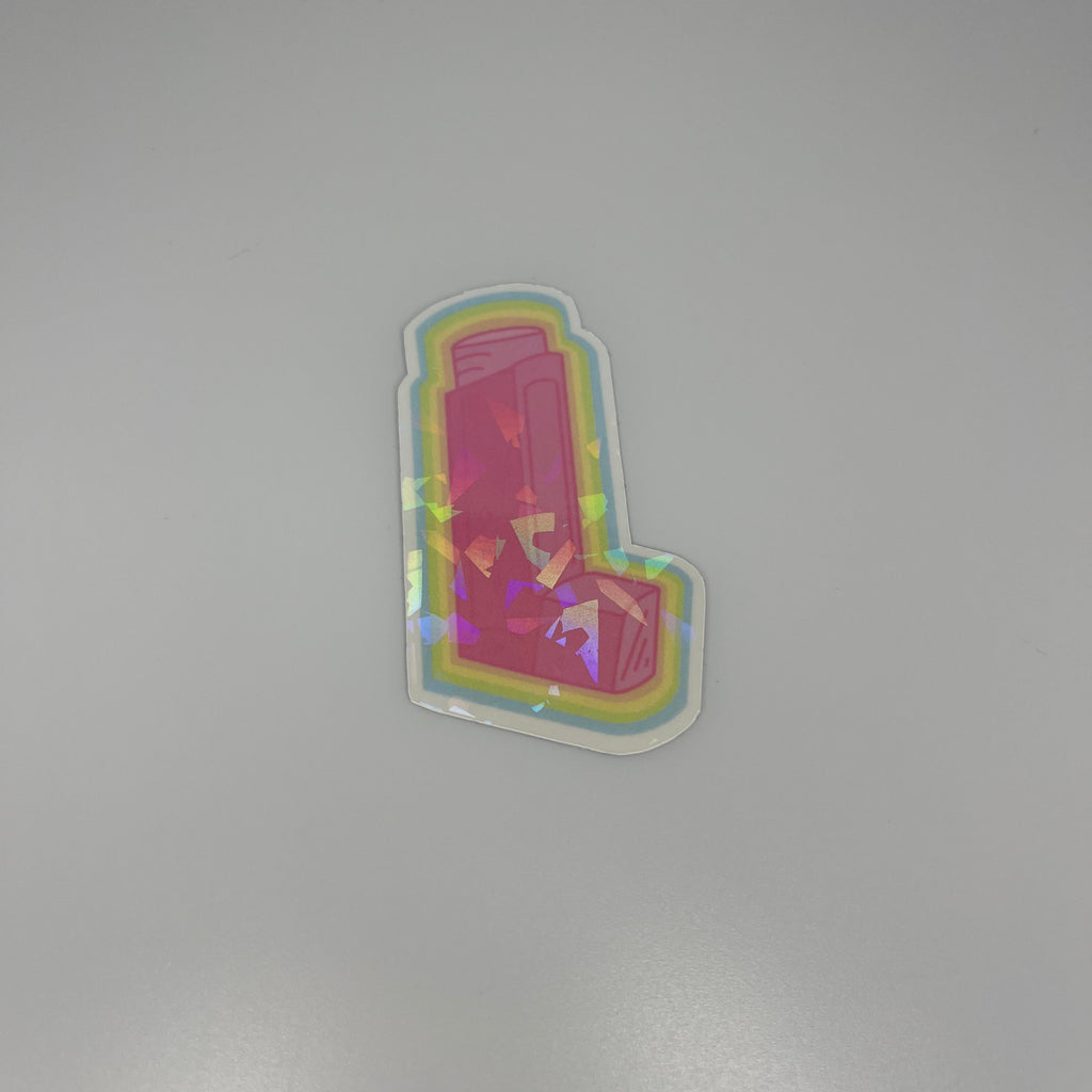 Pink Inhaler Sticker