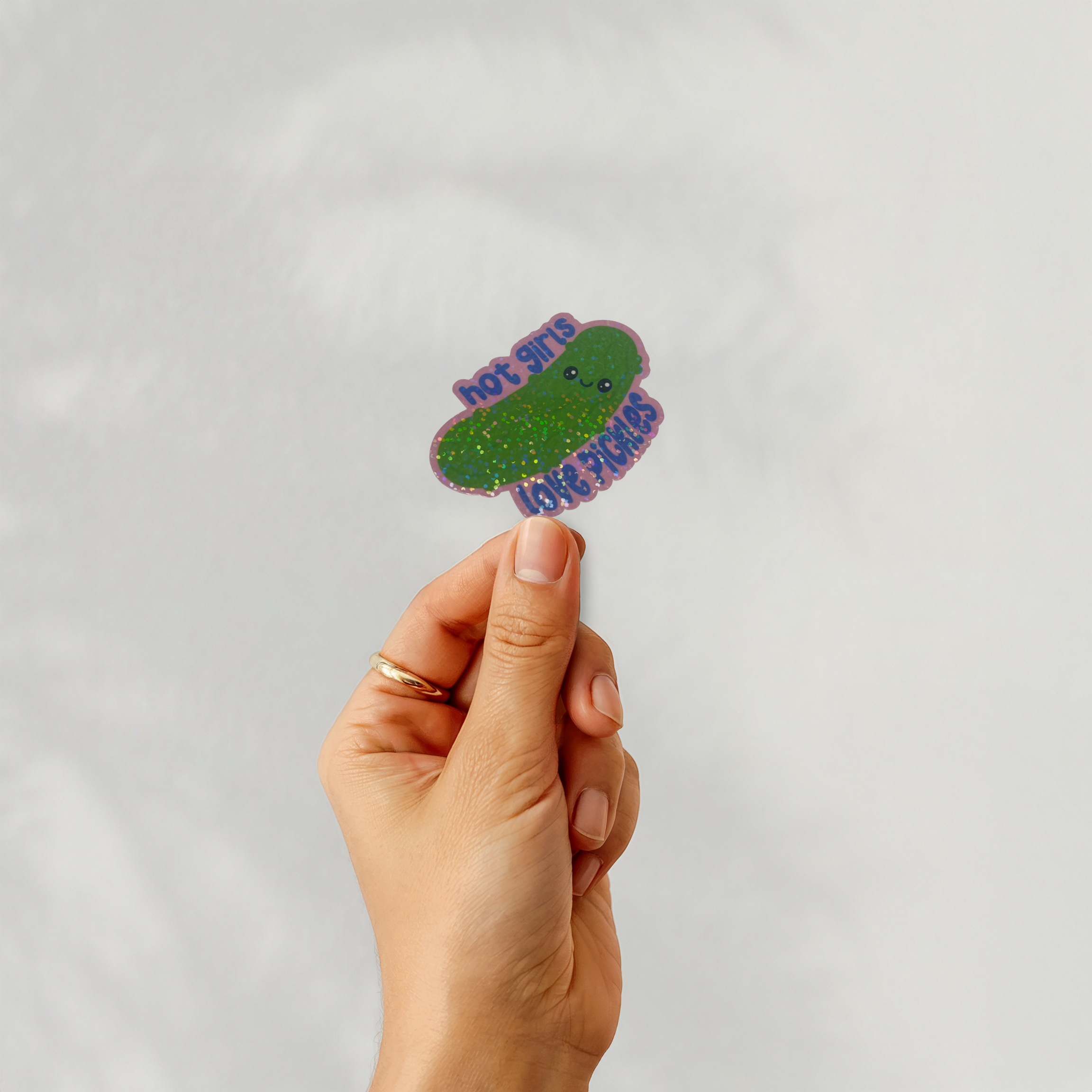 Hot Girls Love Pickles Stickers