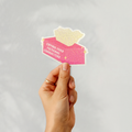 Crying Over Fictional Characters Tissue Box Sticker