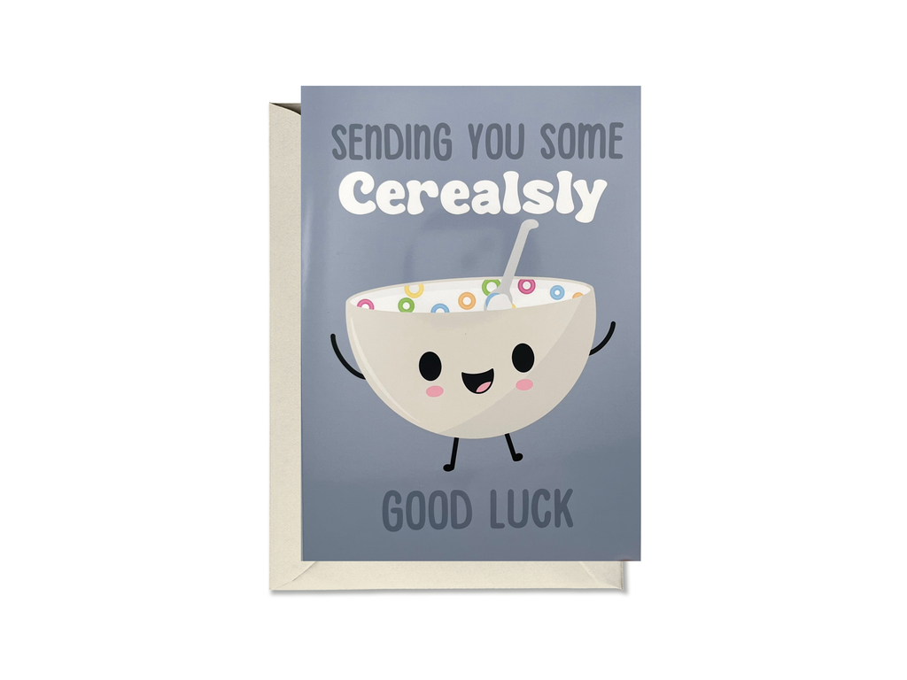 Sending You Some Cerealsly Good Luck Card