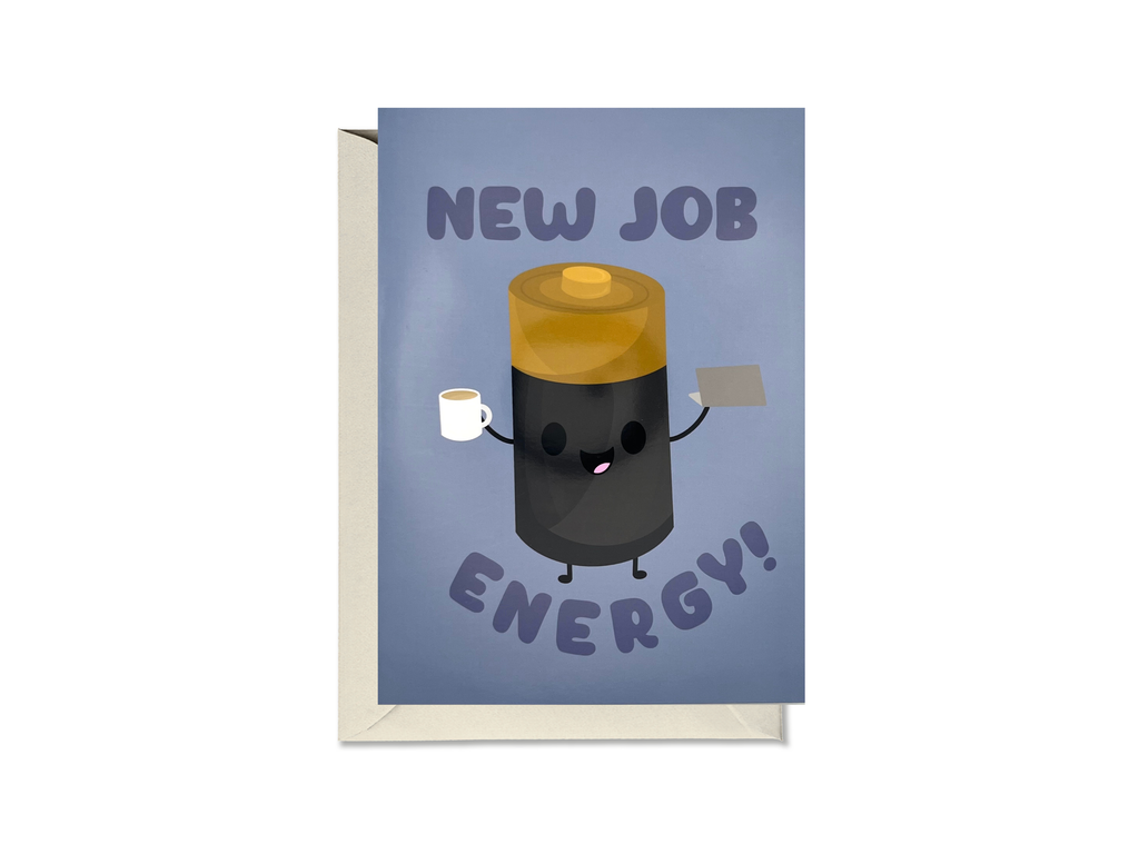 New Job Energy Battery Card
