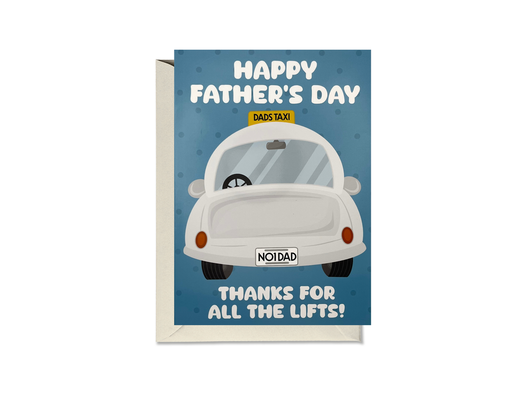 Happy Father’s Day thanks for the lifts card