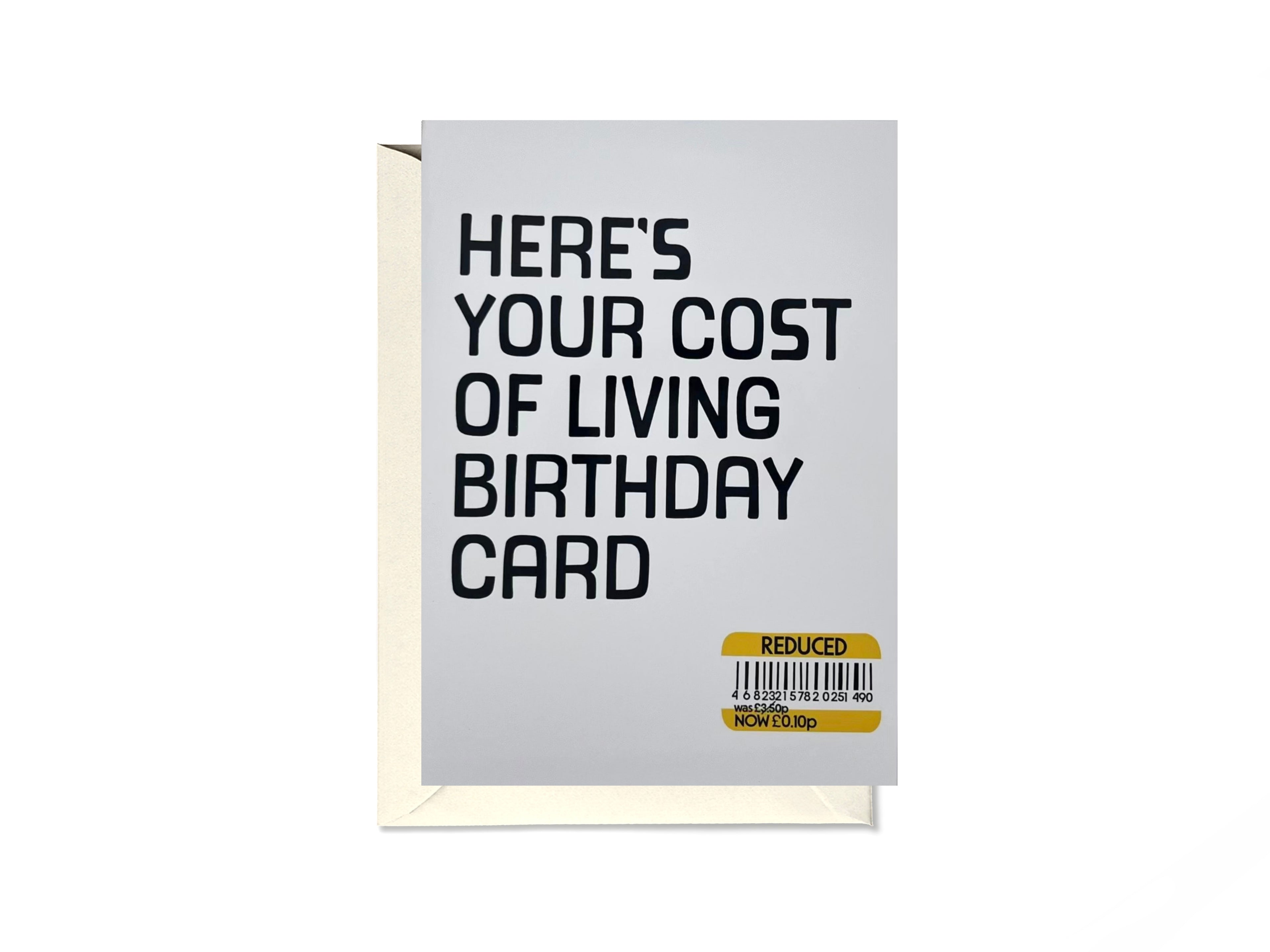 Here’s Your Cost Of Living Birthday Card