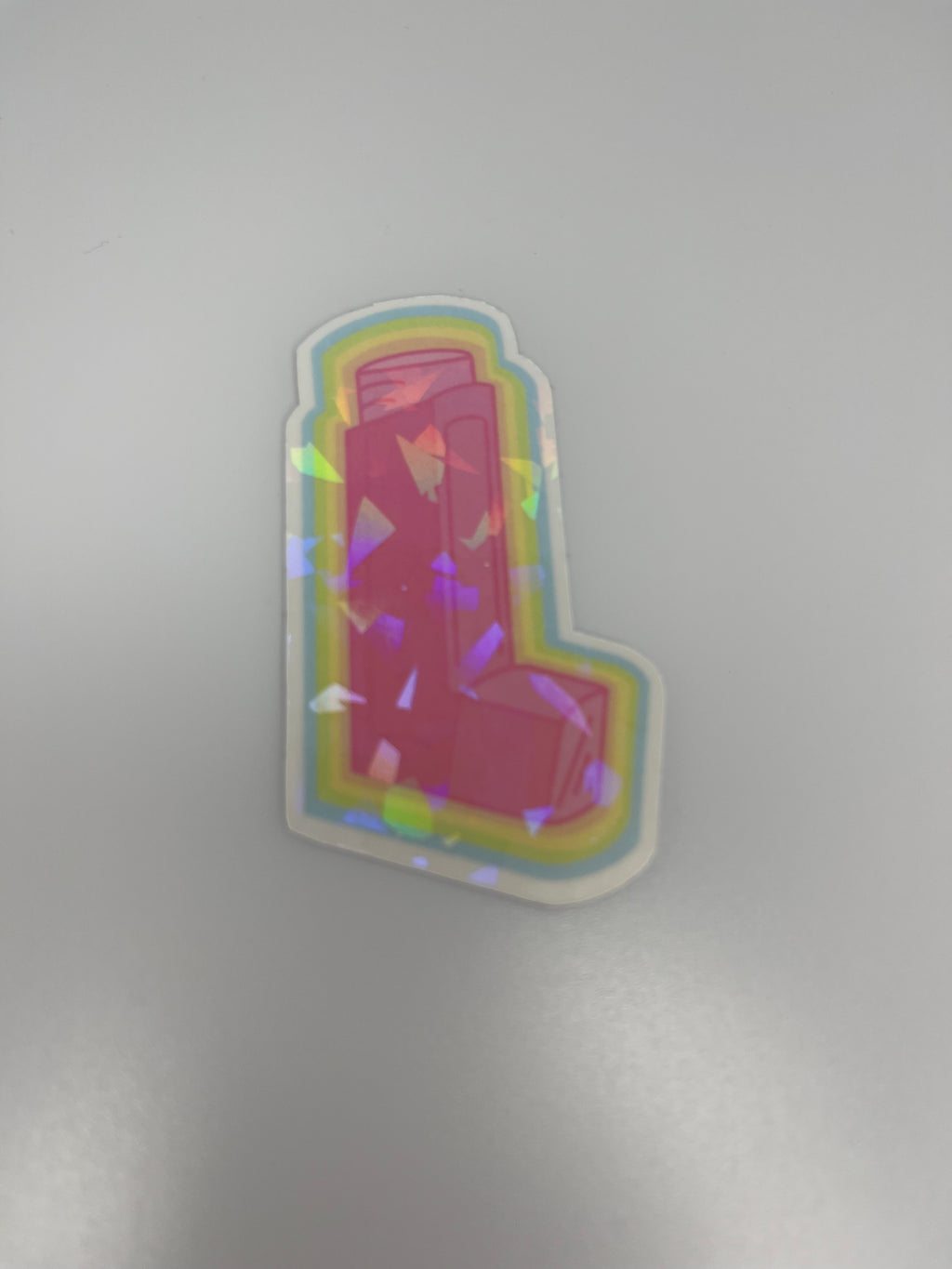 Pink Inhaler Sticker
