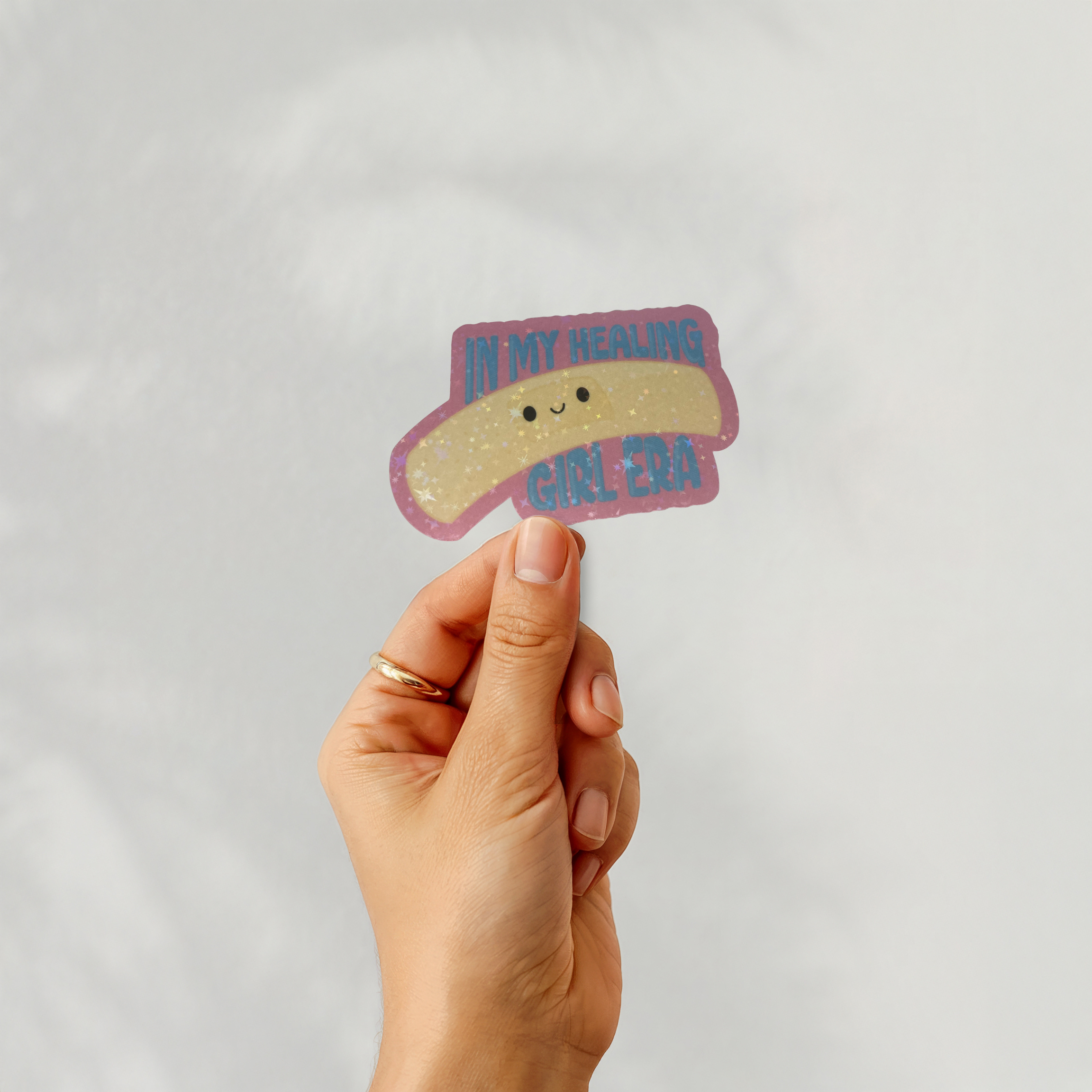 In My Healing Girl Era Plaster Sticker
