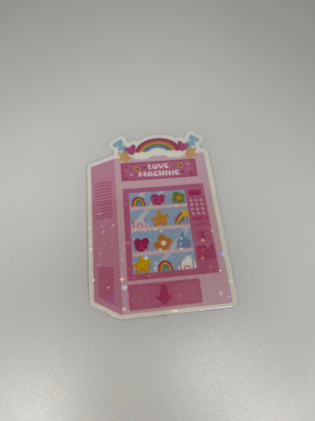 Love Machine Vending Machine Sticker