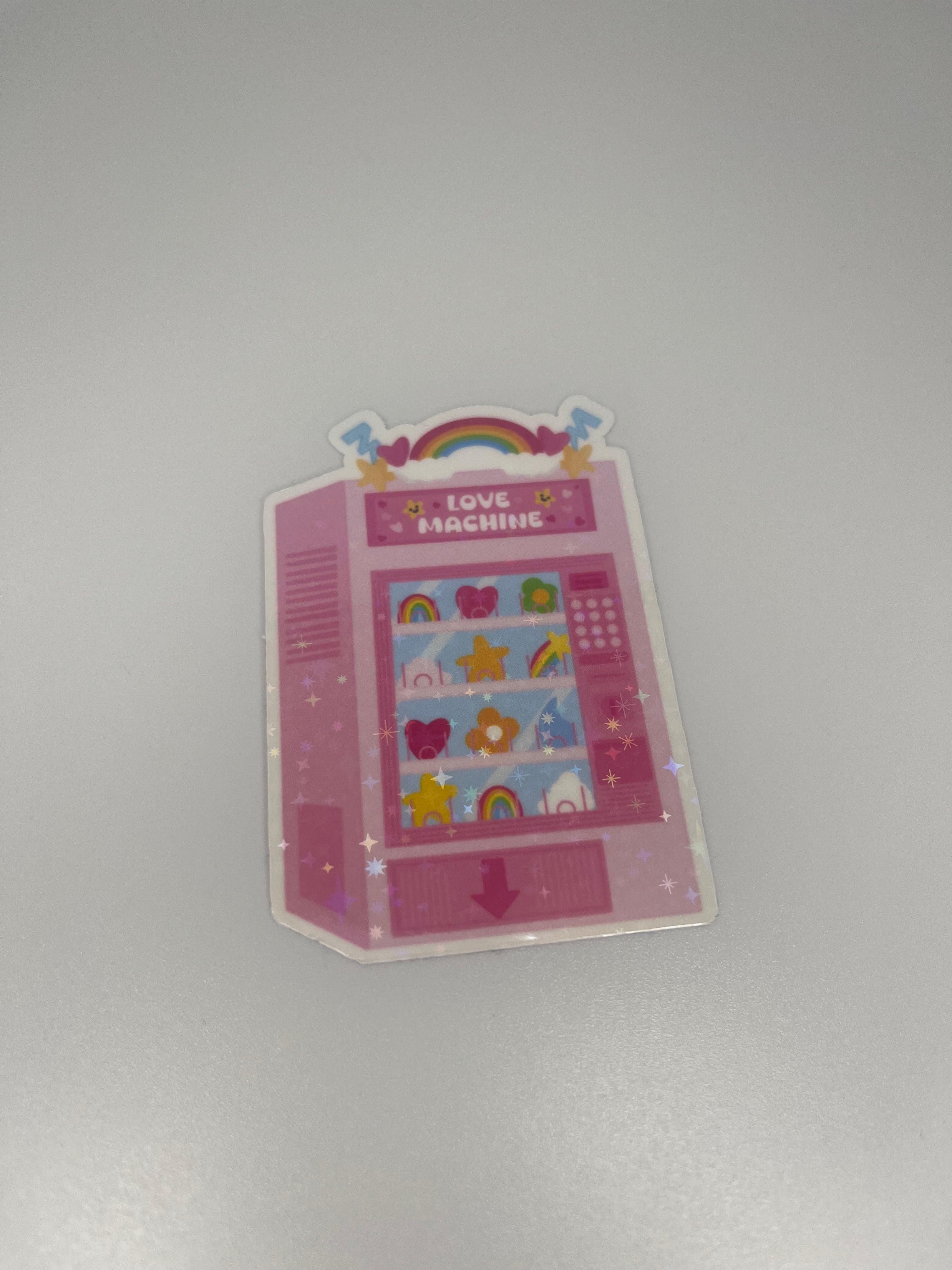 Love Machine Vending Machine Sticker