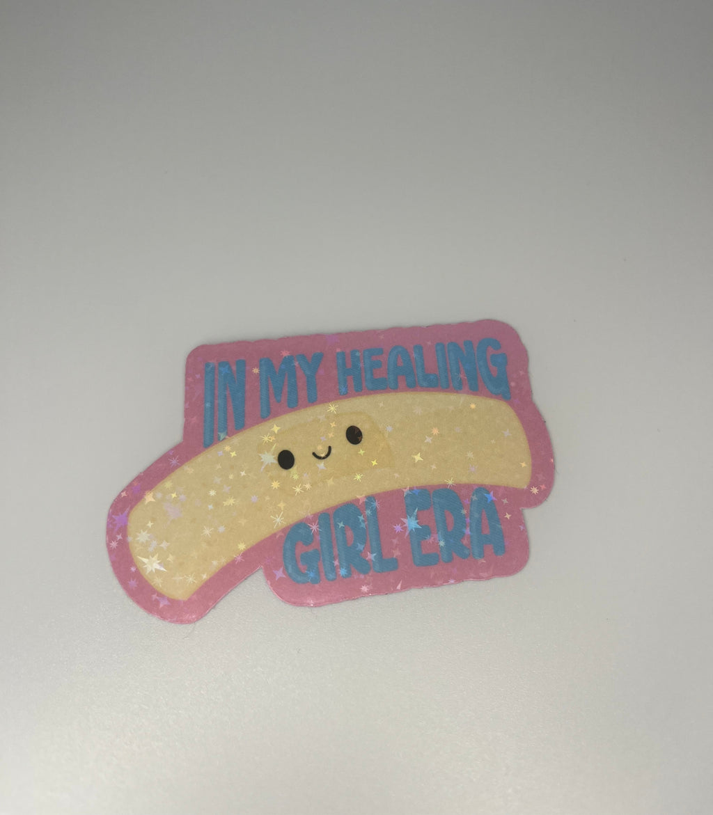In My Healing Girl Era Plaster Sticker