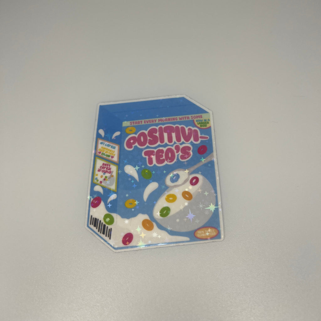 Positivi-teos Cereal Box Sticker