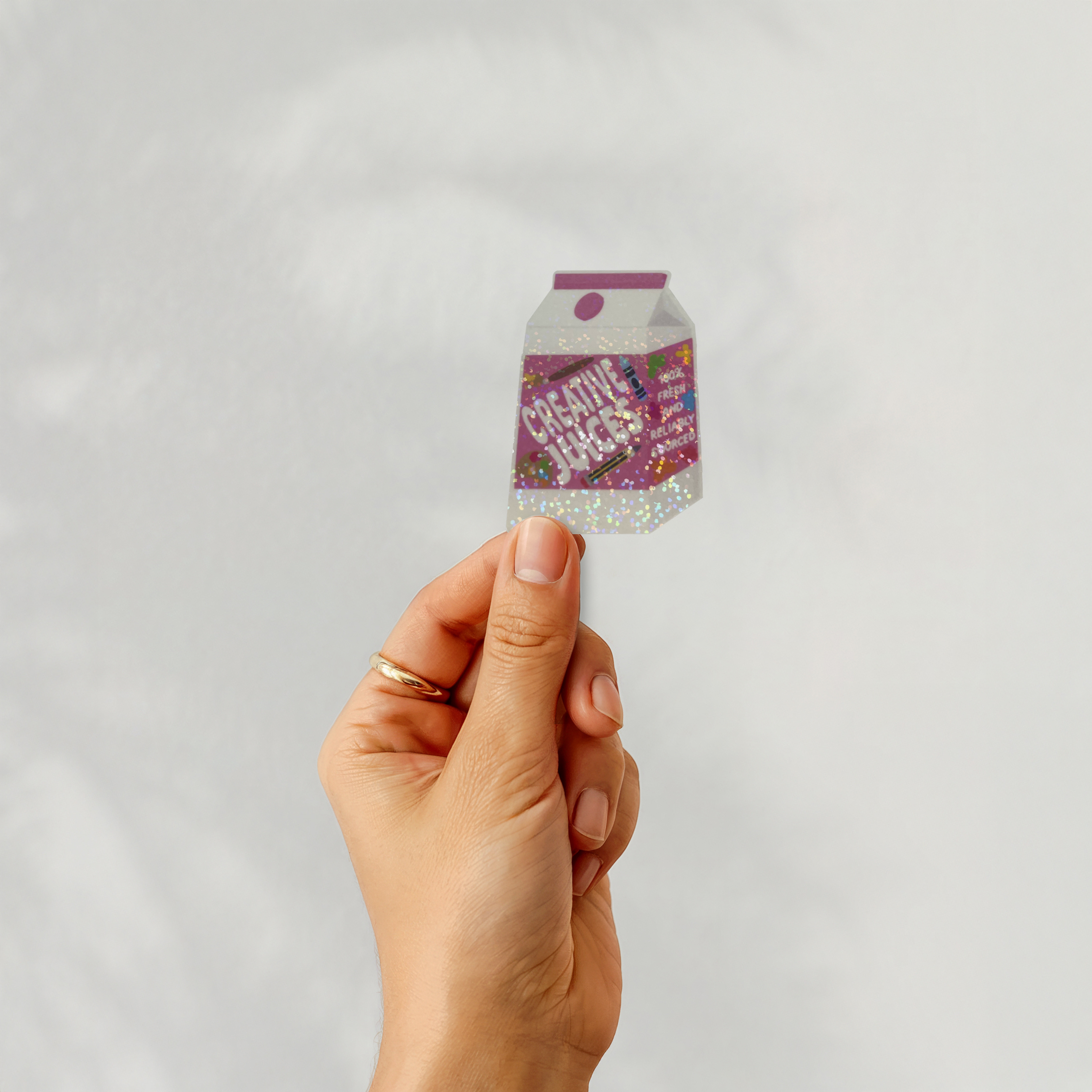 Creative Juices Carton Sticker