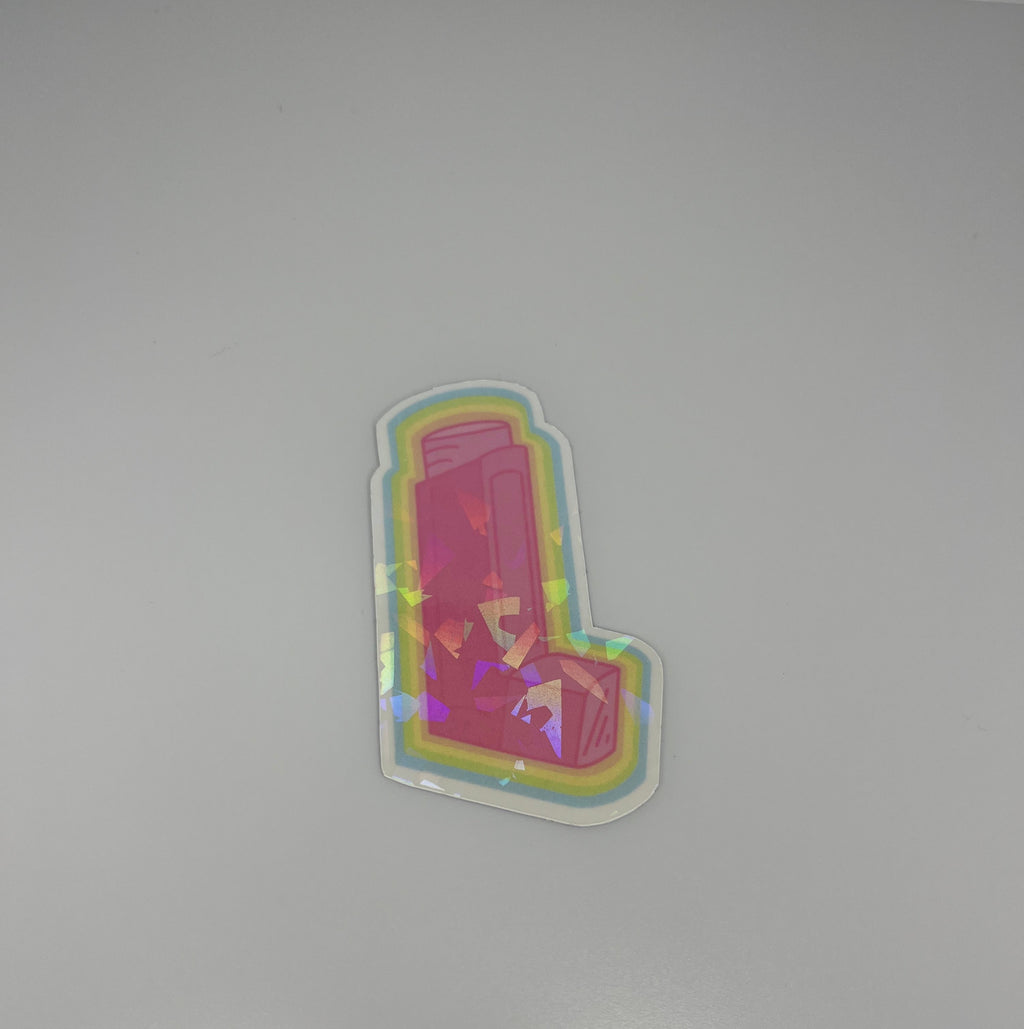Pink Inhaler Sticker