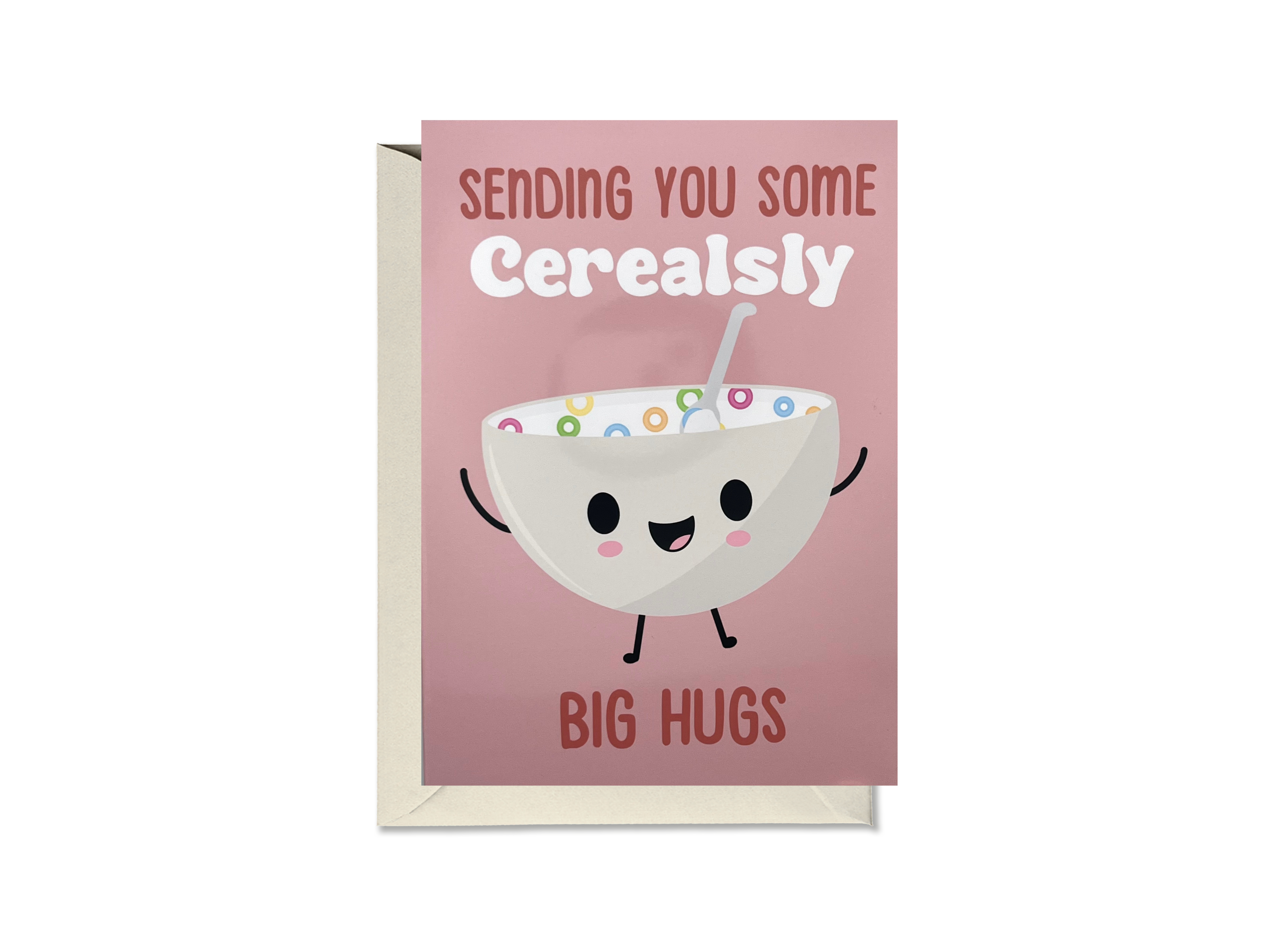 Sending You Cerealsly Big Hugs Card