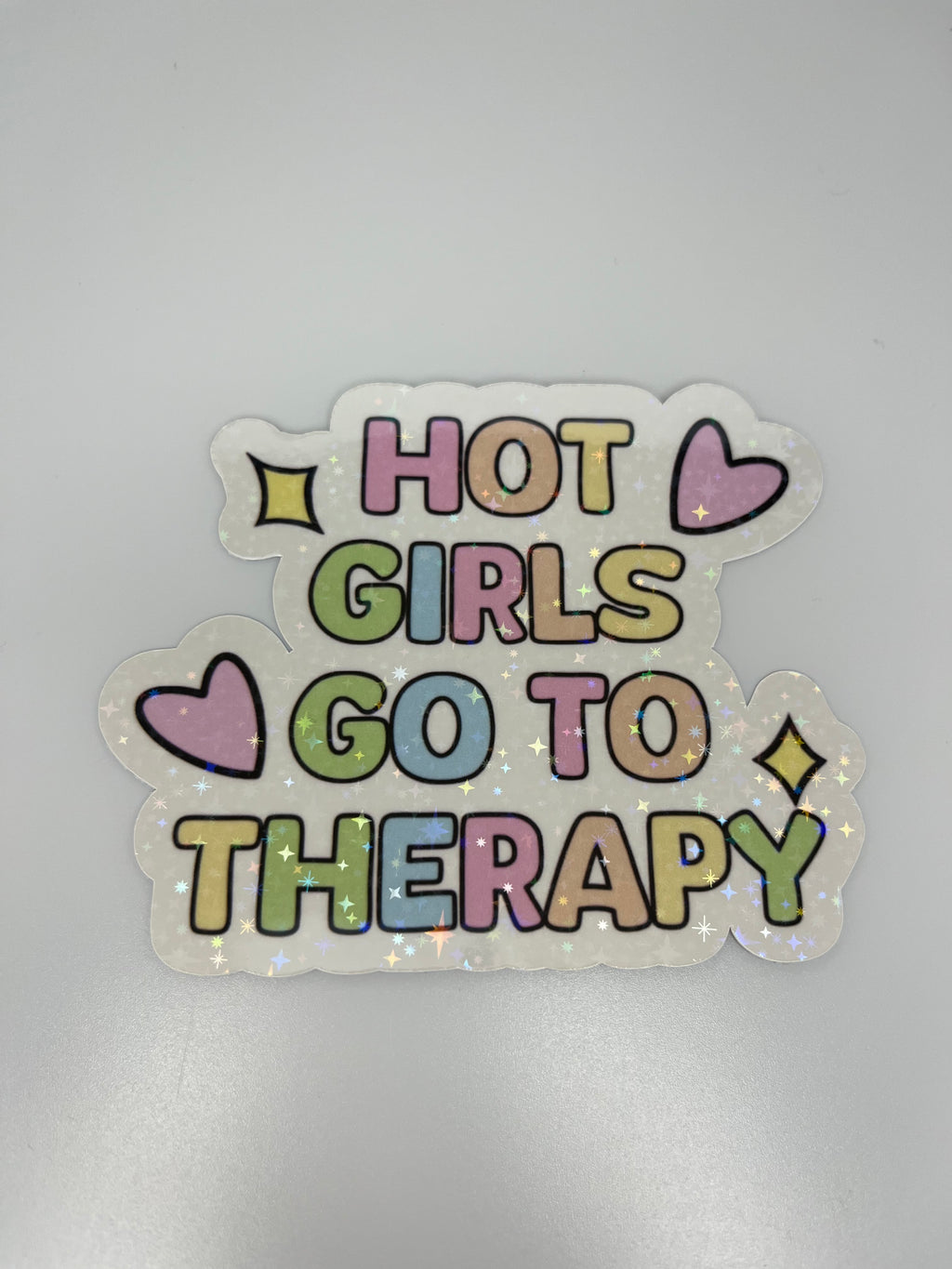 Hot Girls Go To Therapy Sticker