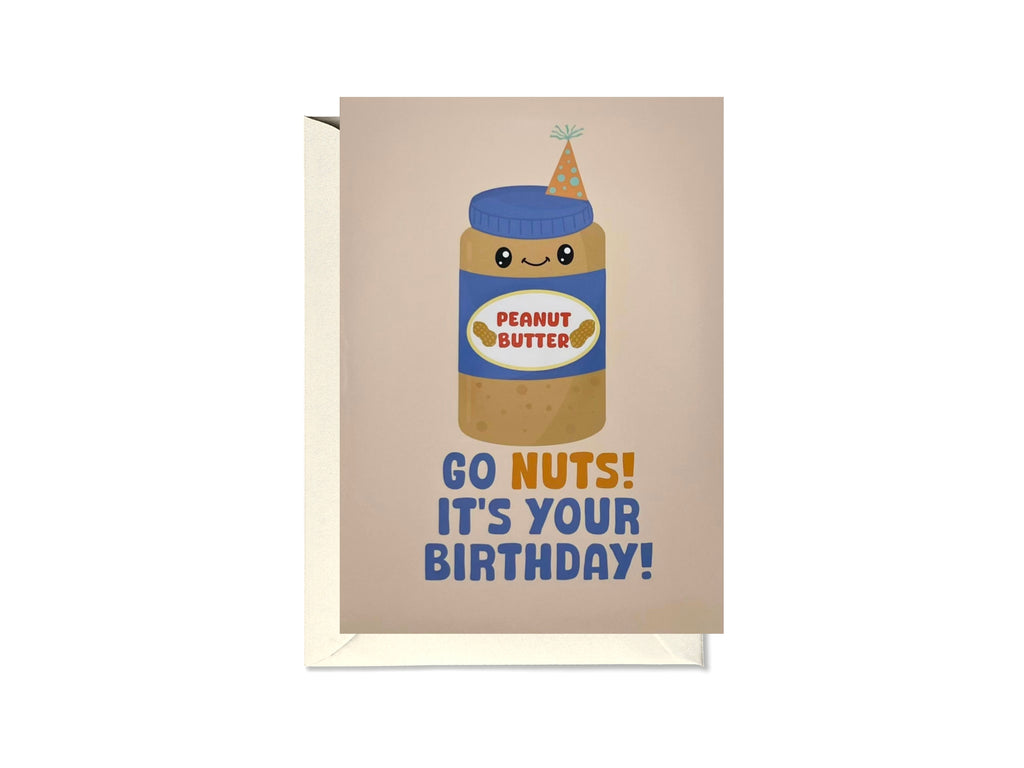Go nuts! It’s Your Birthday! Peanut Butter Jar Card