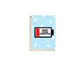 Merry Social Exhaustion Battery Card