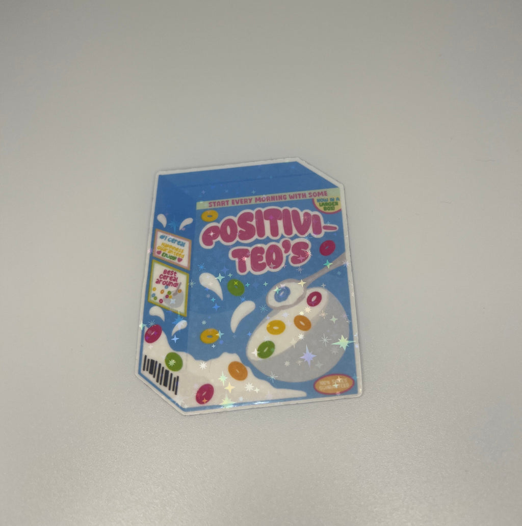 Positivi-teos Cereal Box Sticker
