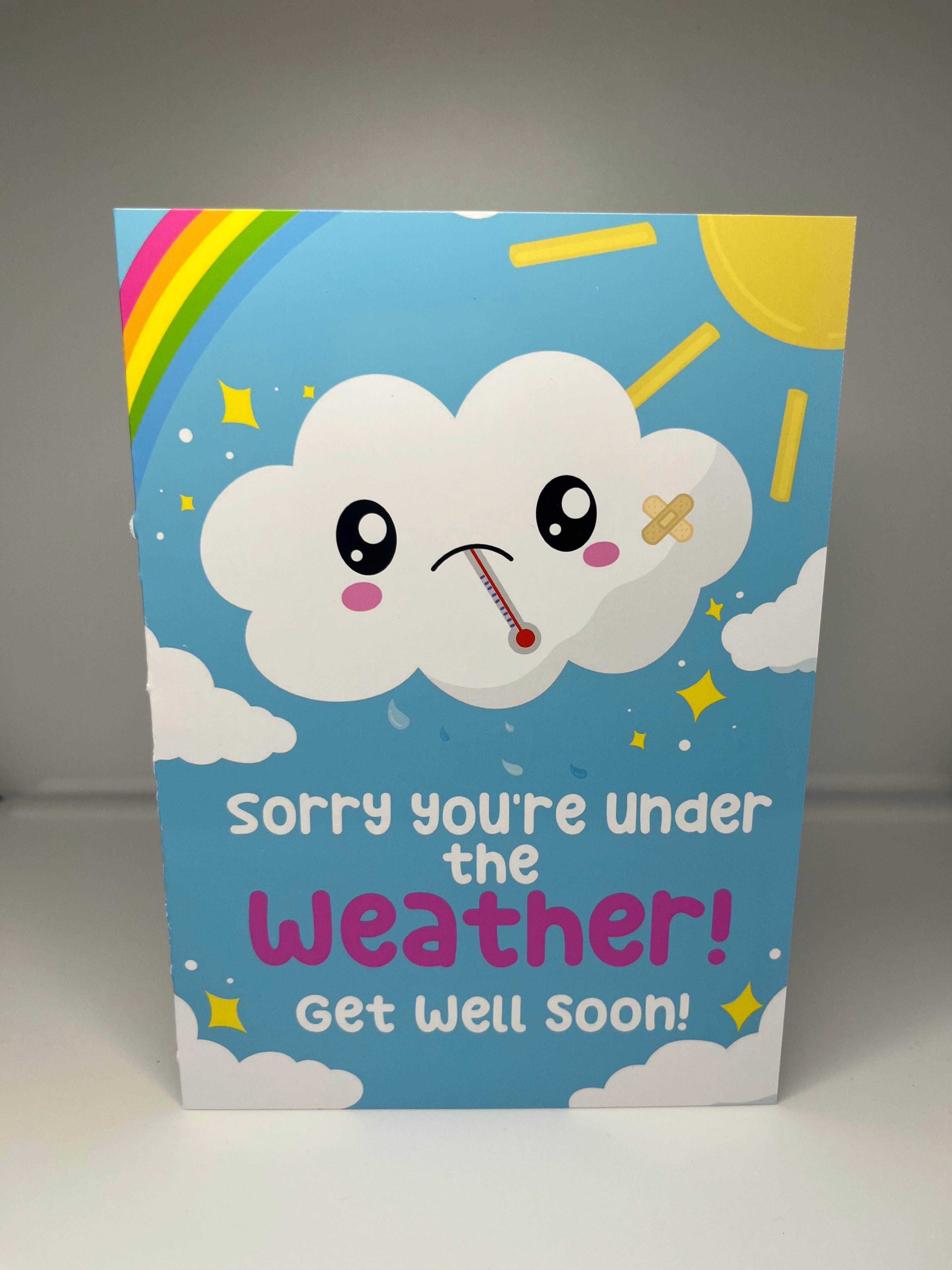 Sorry You’re Under The Weather Cloud Card