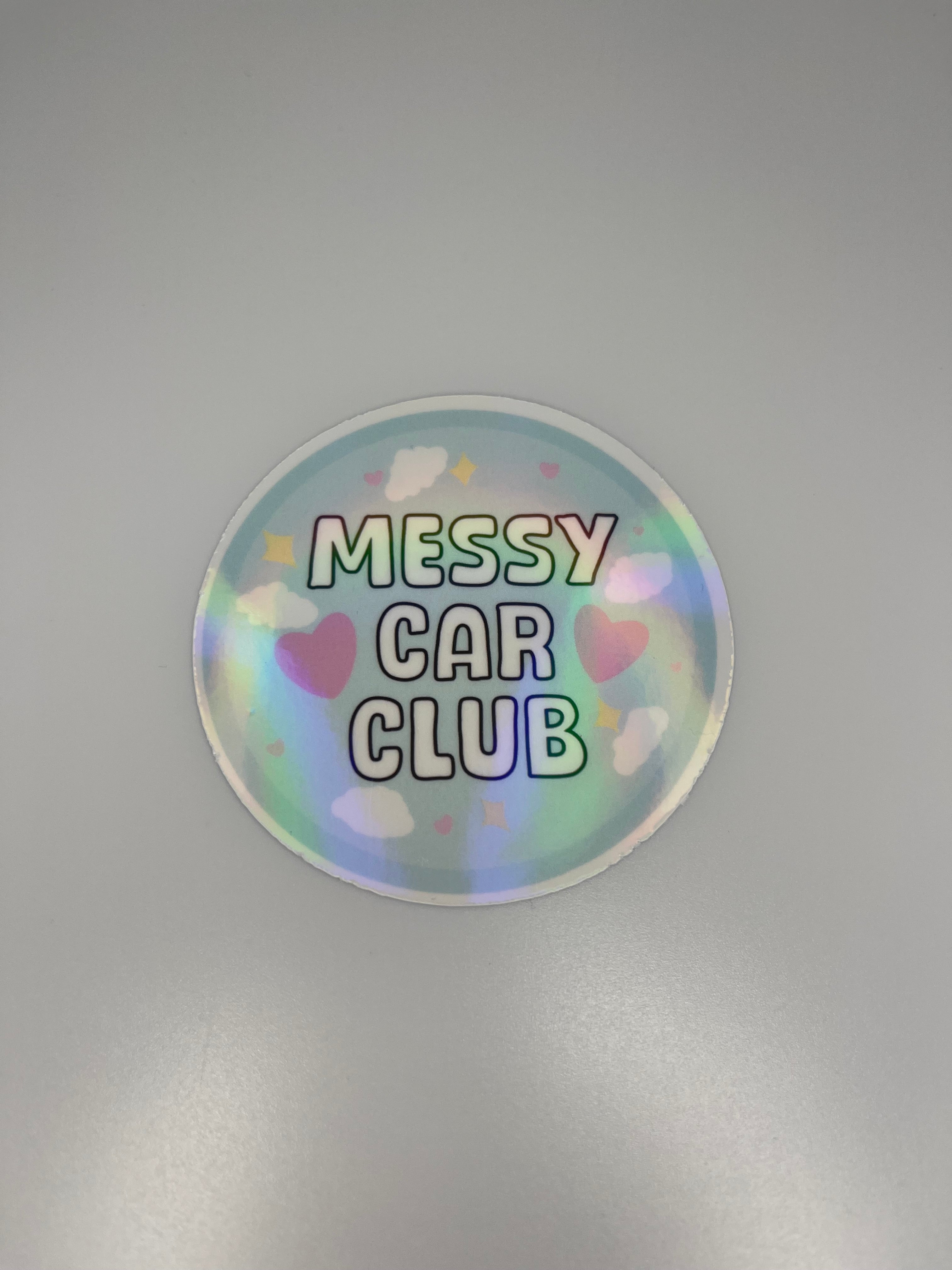 Messy Car Club Sticker