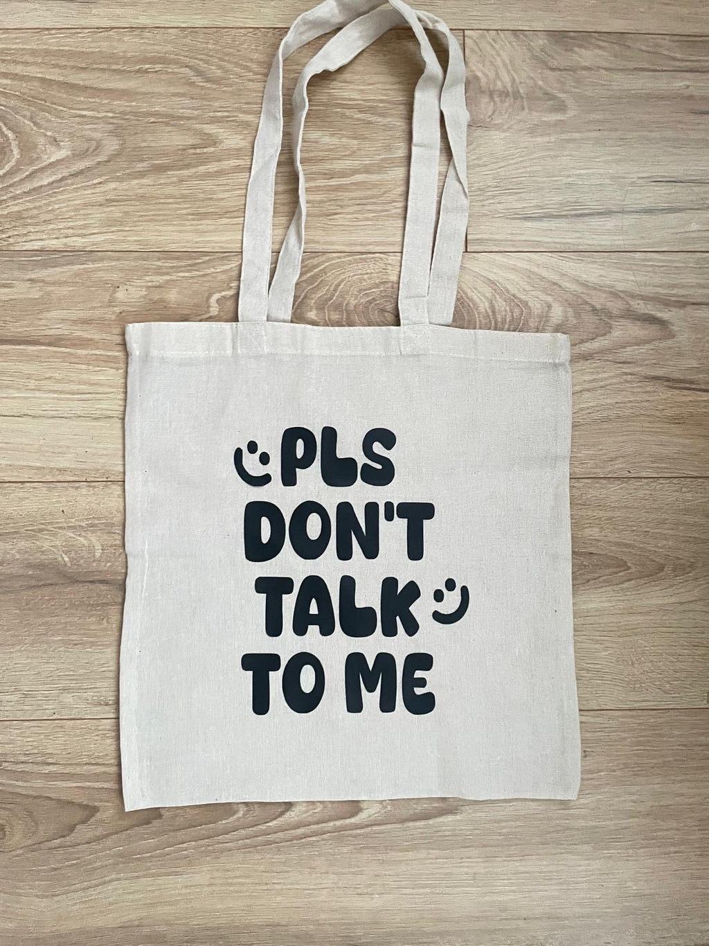 Pls don’t talk to me tote bag