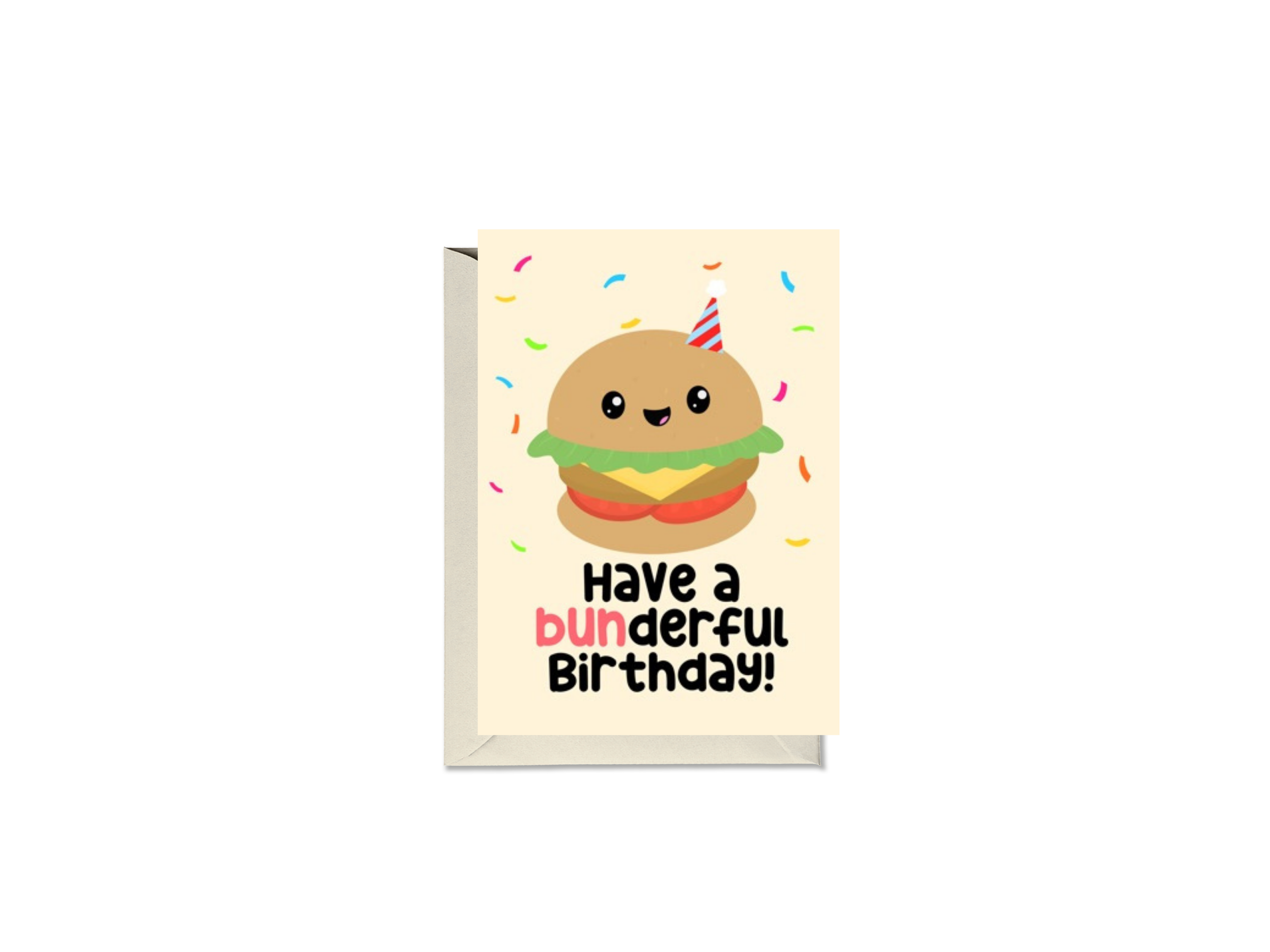 Have A Bunderful Birthday Burger Card