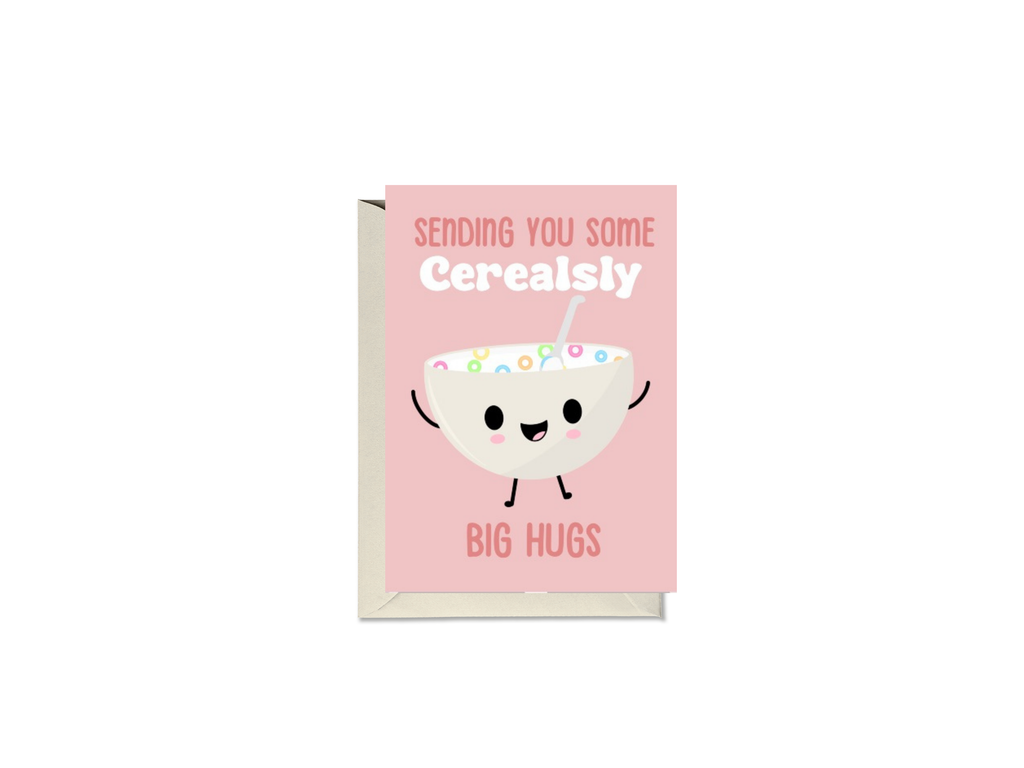 Sending You Cerealsly Big Hugs Card
