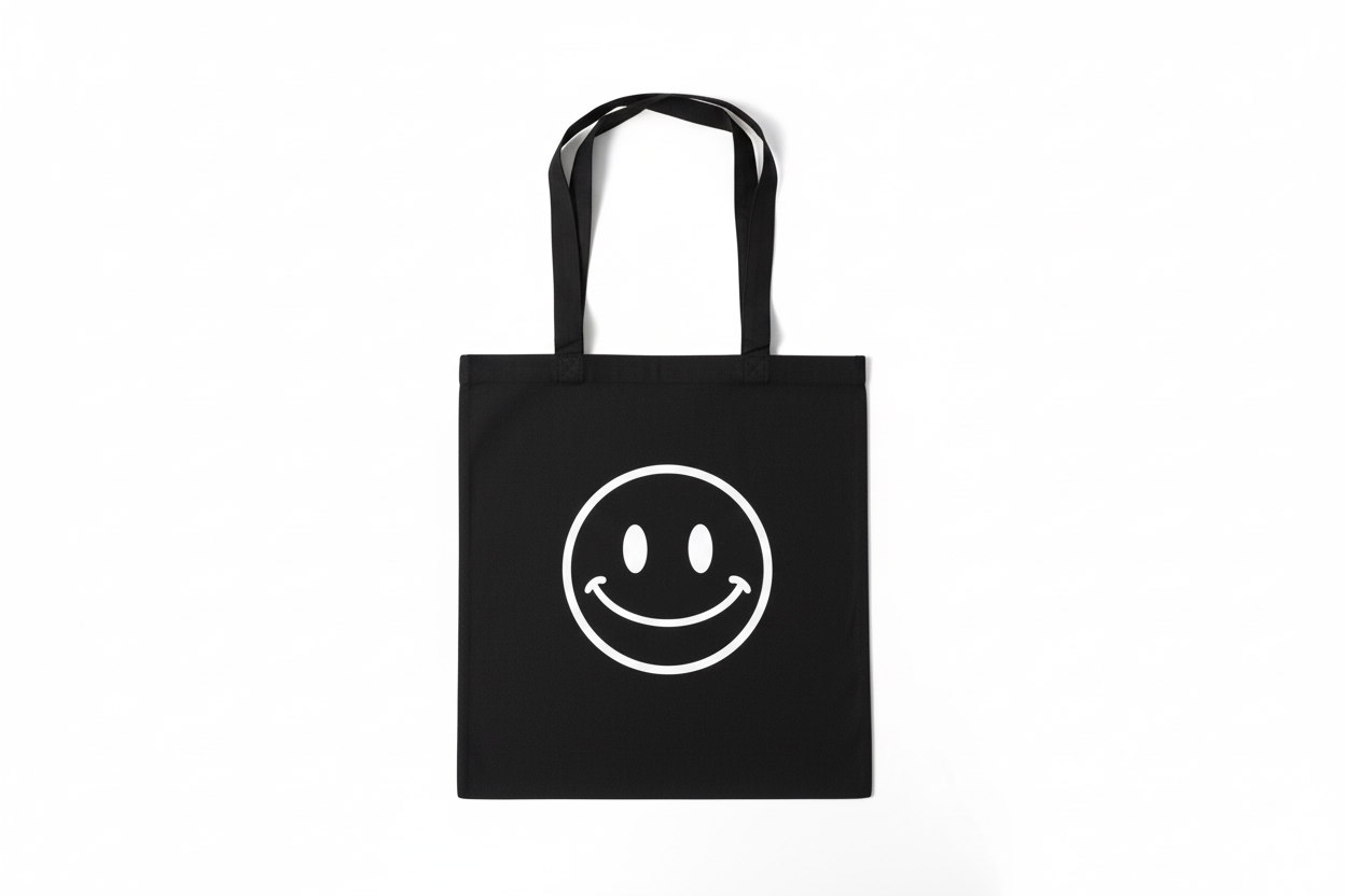 Smiling Face Tote Bag