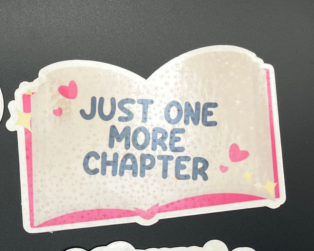 Just One More Chapter Book Sticker