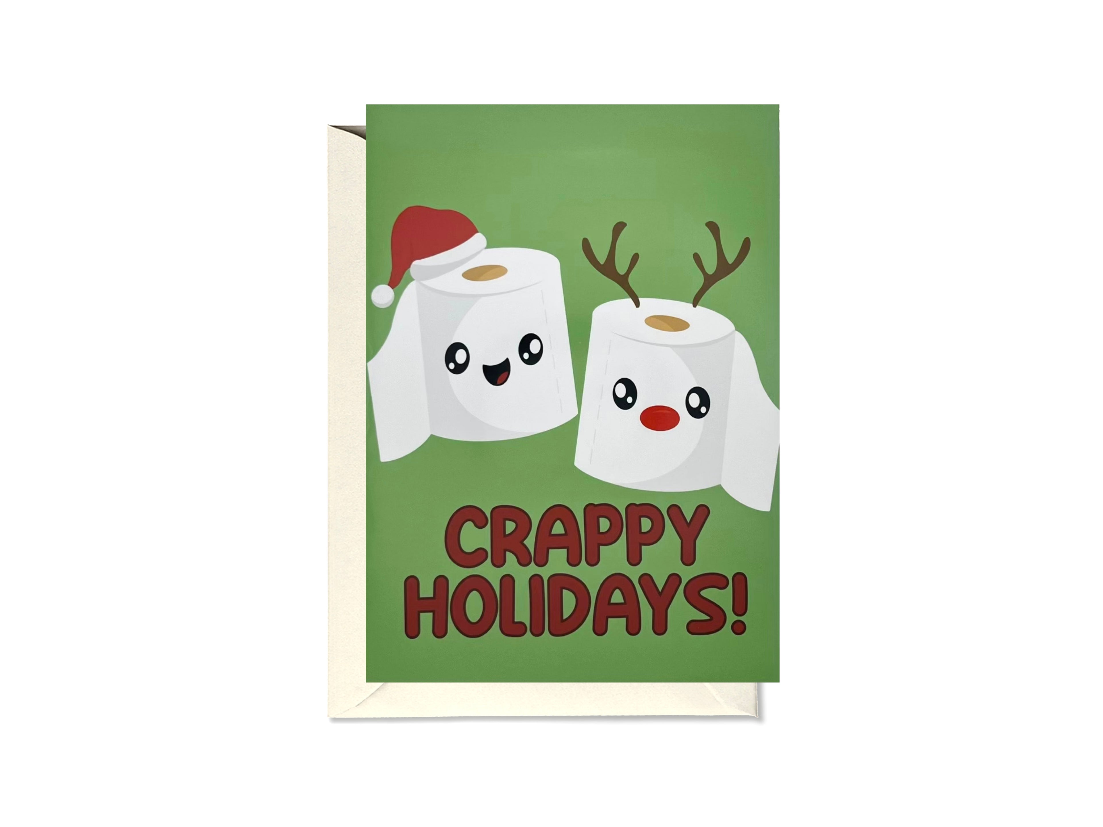 Crappy Holidays Toilet Roll Card