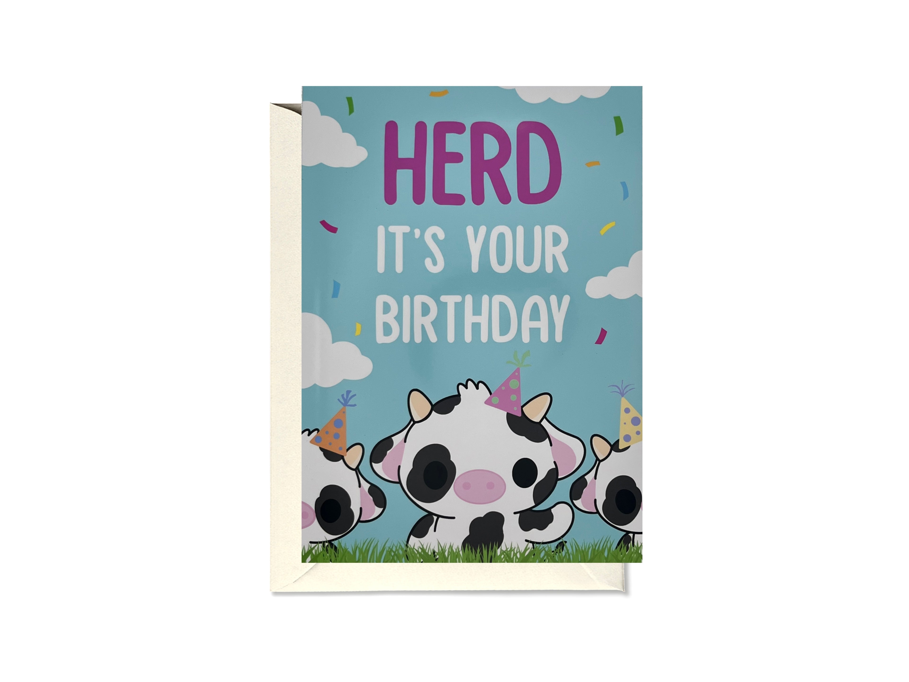 Herd It’s Your Birthday Cow Card