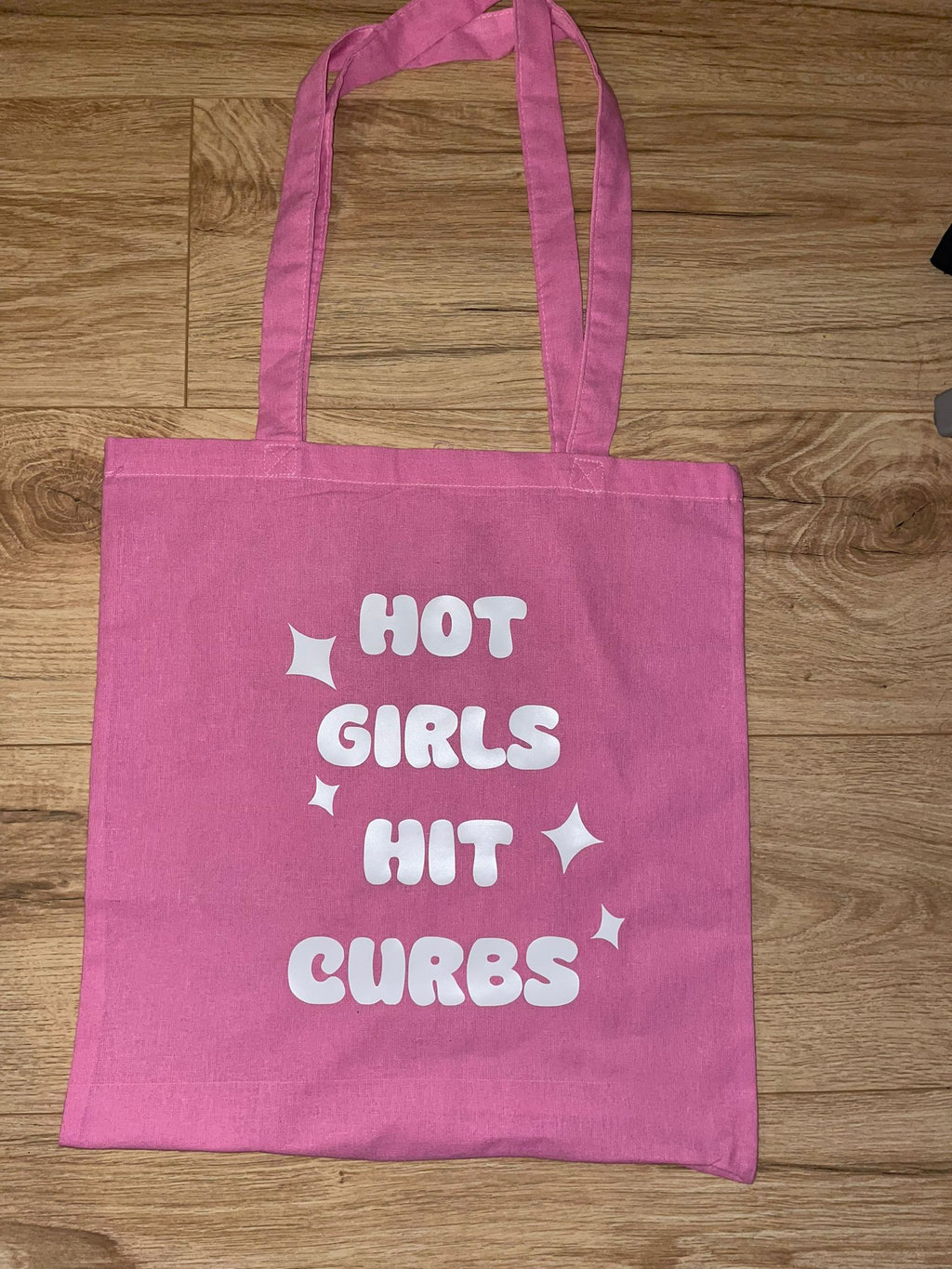 Hot Girls Hit Curbs Star Tote Bag