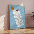 Burn Out Doesn’t Mean Success Lighter Poster
