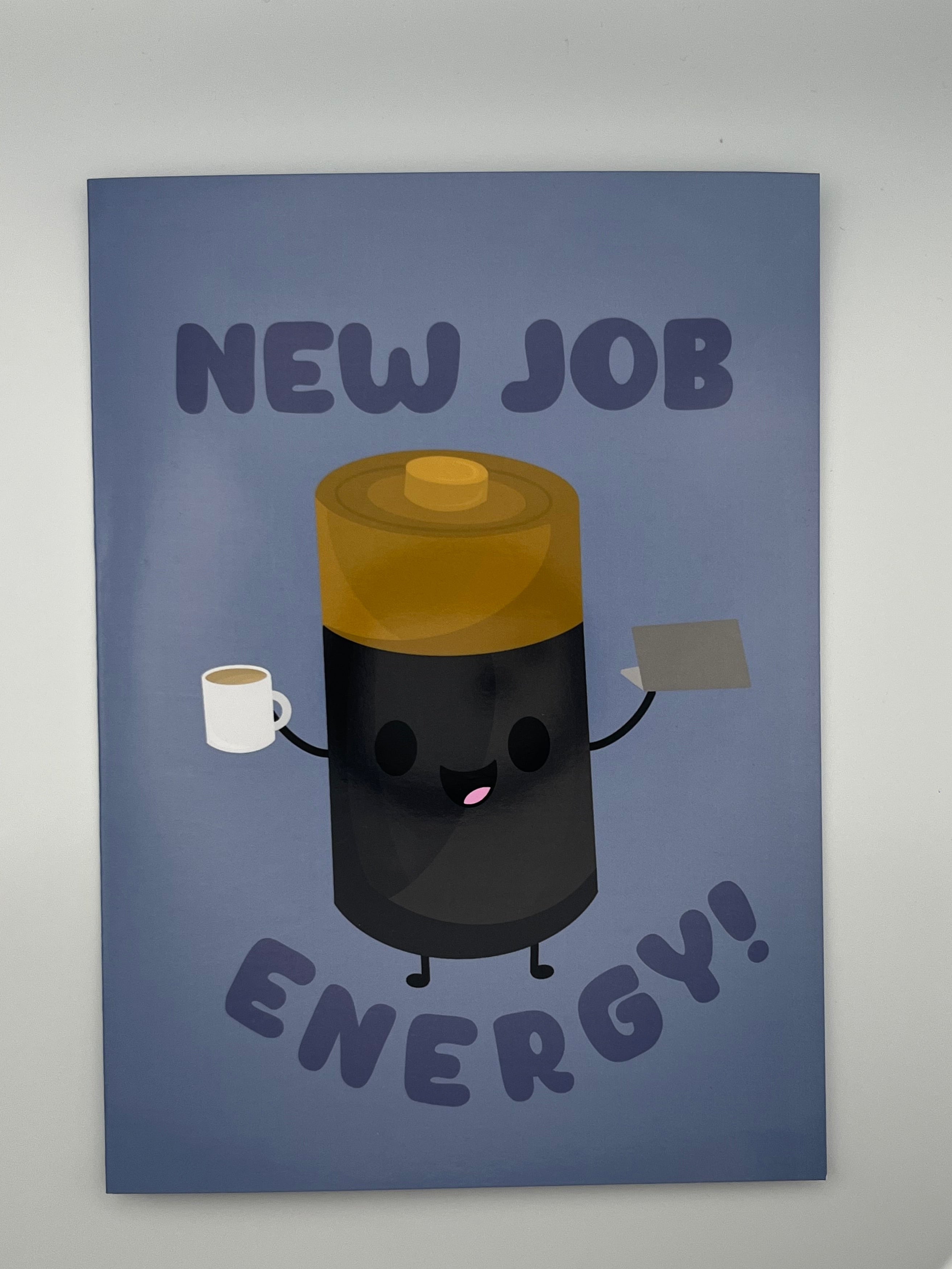 New Job Energy Battery Card