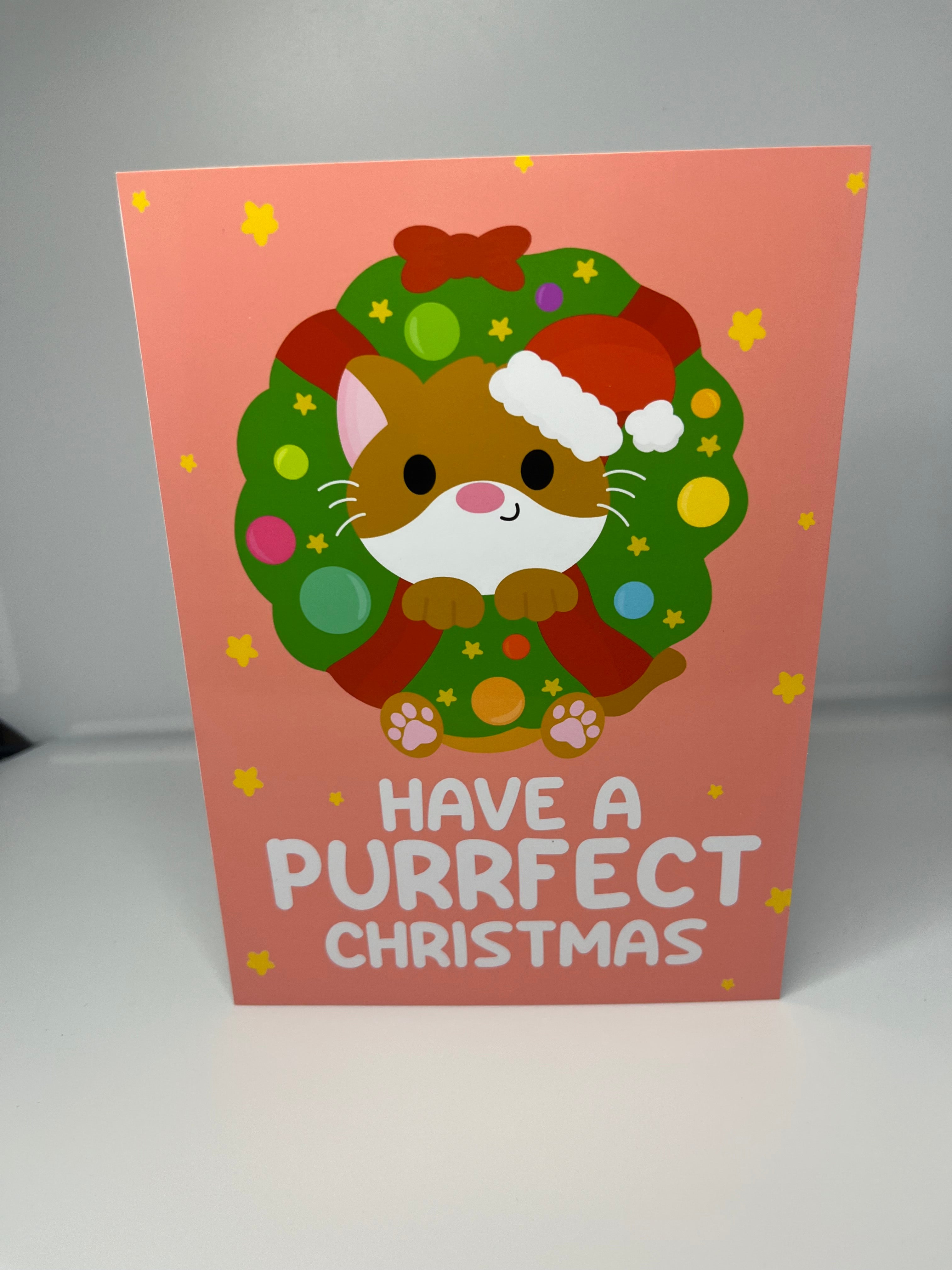 Have A Purrfect Christmas Cat Card