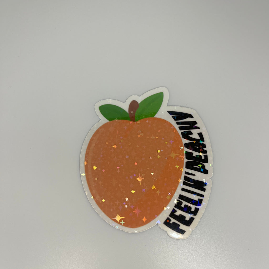 Feelin’ Peachy Sticker